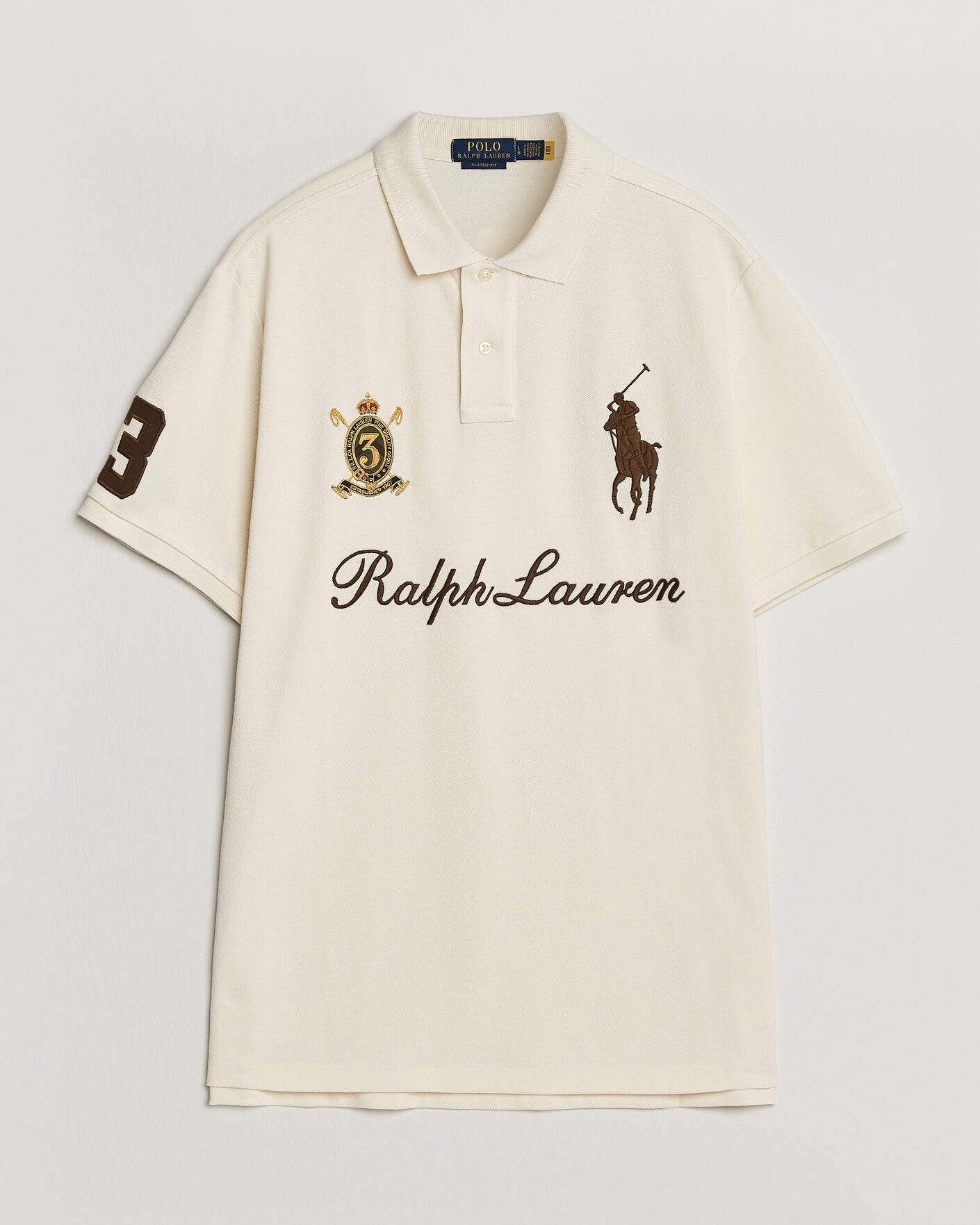 Men | Polo Shirts | Polo Ralph Lauren | Classic Fit Team Polo Guide Cream