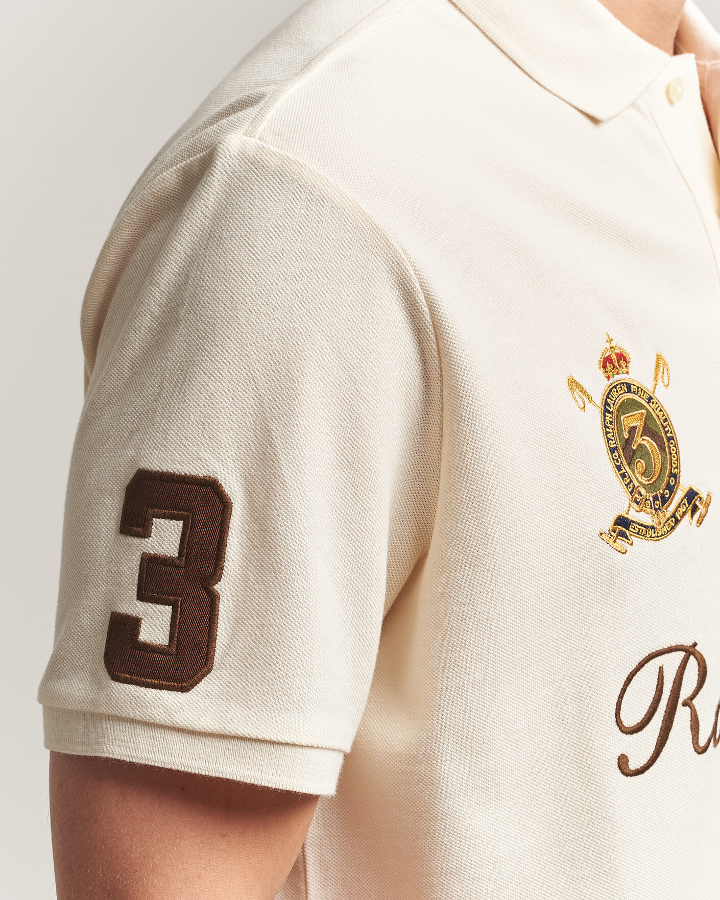 Polo Ralph Lauren Classic Fit Team Polo Guide Cream at CareOfCarl.com