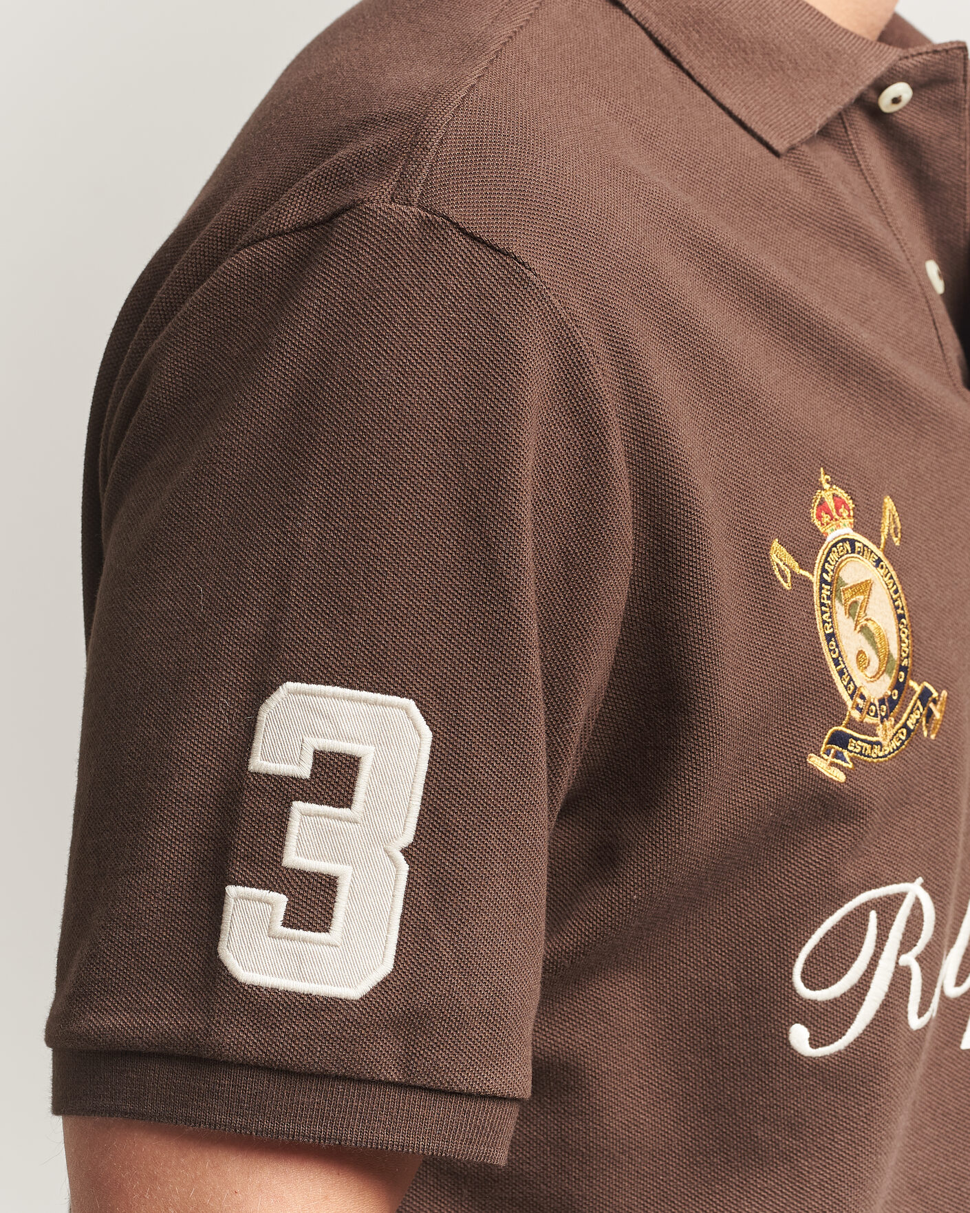 Men | Polo Shirts | Polo Ralph Lauren | Classic Fit Team Polo Nutmeg Brown