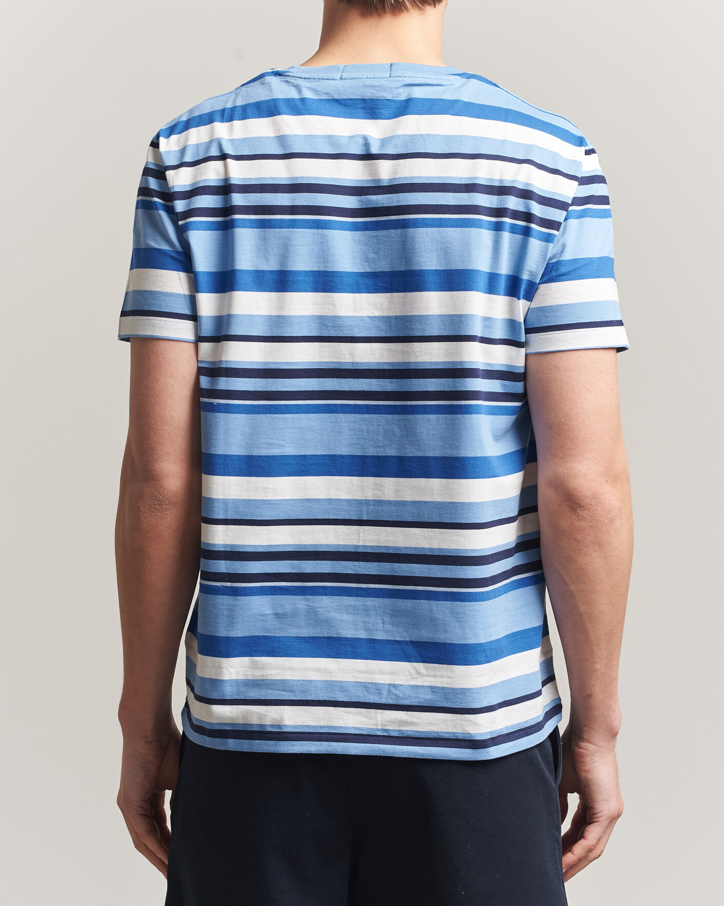 Men | T-Shirts | Polo Ralph Lauren | Crew Neck Striped T-shirt Bristol Blue Multi