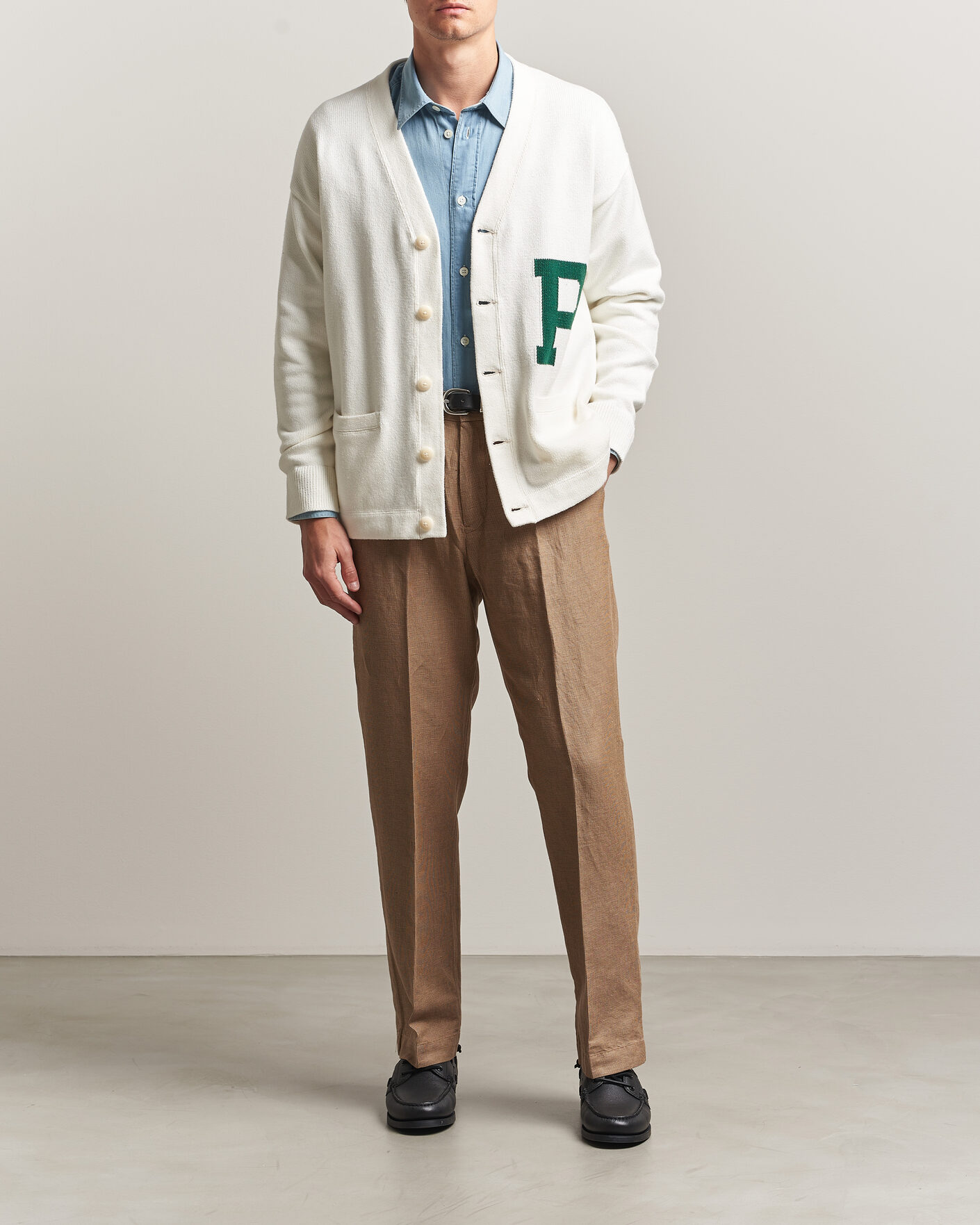 Men | Sweaters & Knitwear | Polo Ralph Lauren | P Cardigan Cream Combo