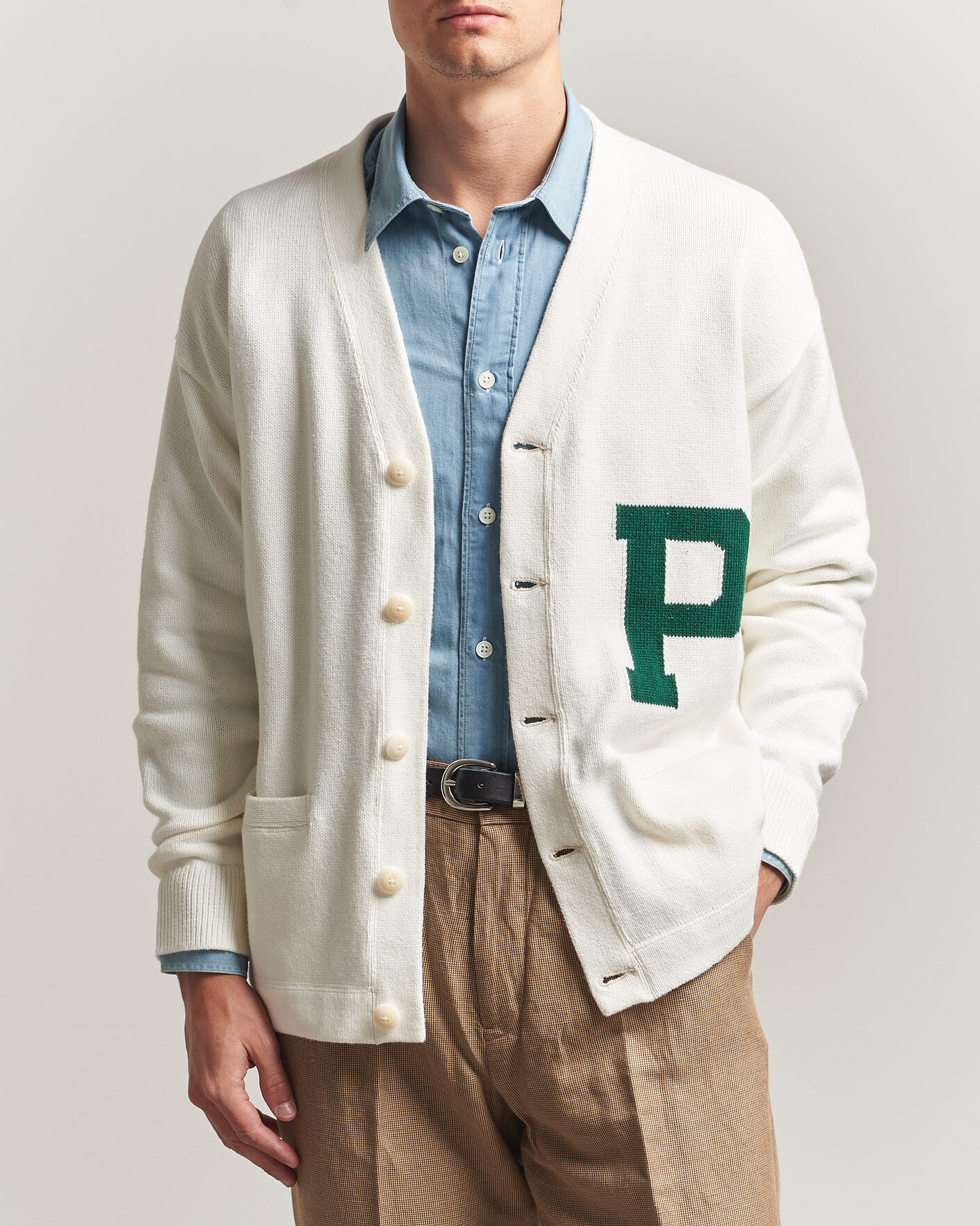 Men | Sweaters & Knitwear | Polo Ralph Lauren | P Cardigan Cream Combo