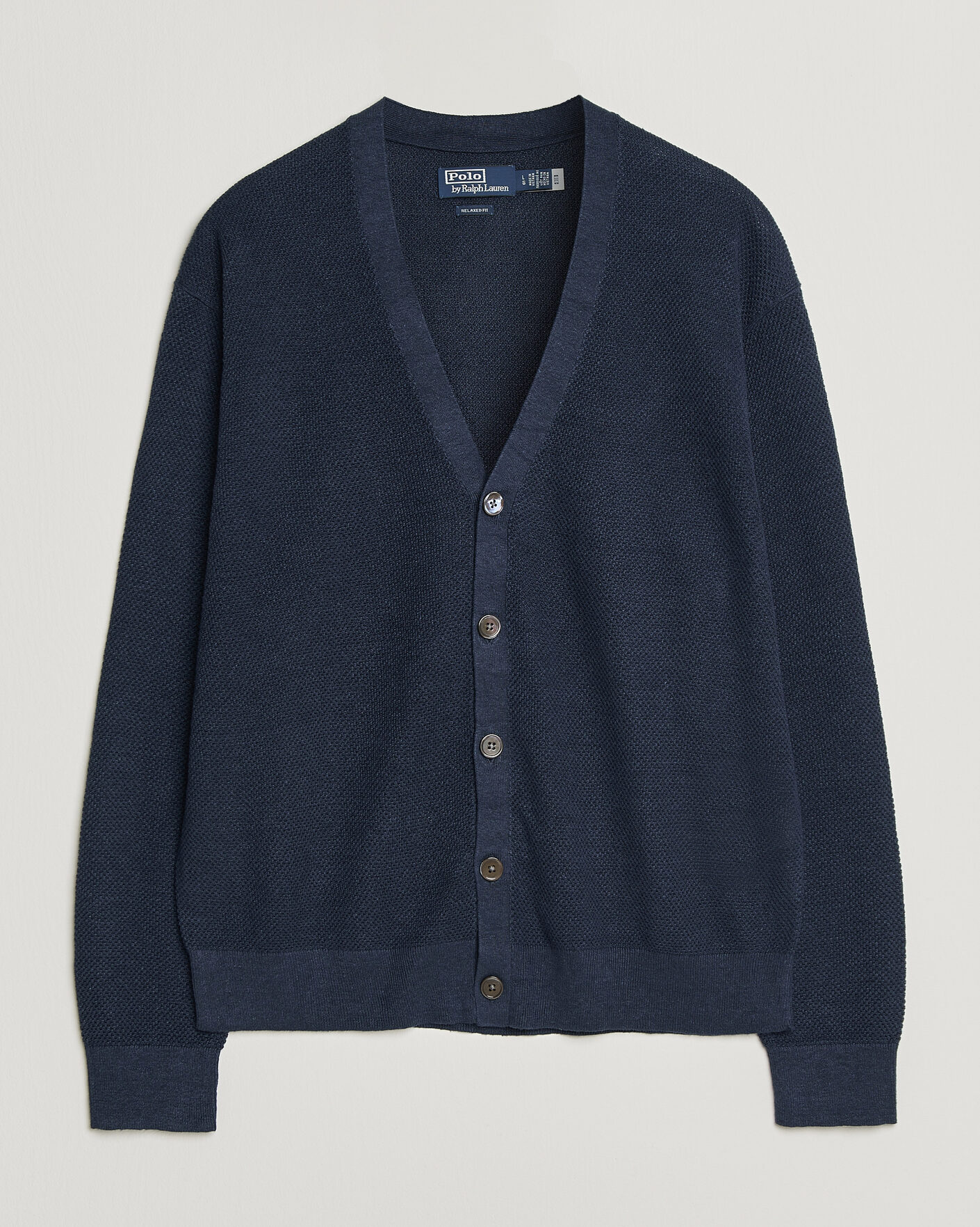 Men | Sweaters & Knitwear | Polo Ralph Lauren | Linen Cardigan Newport Navy