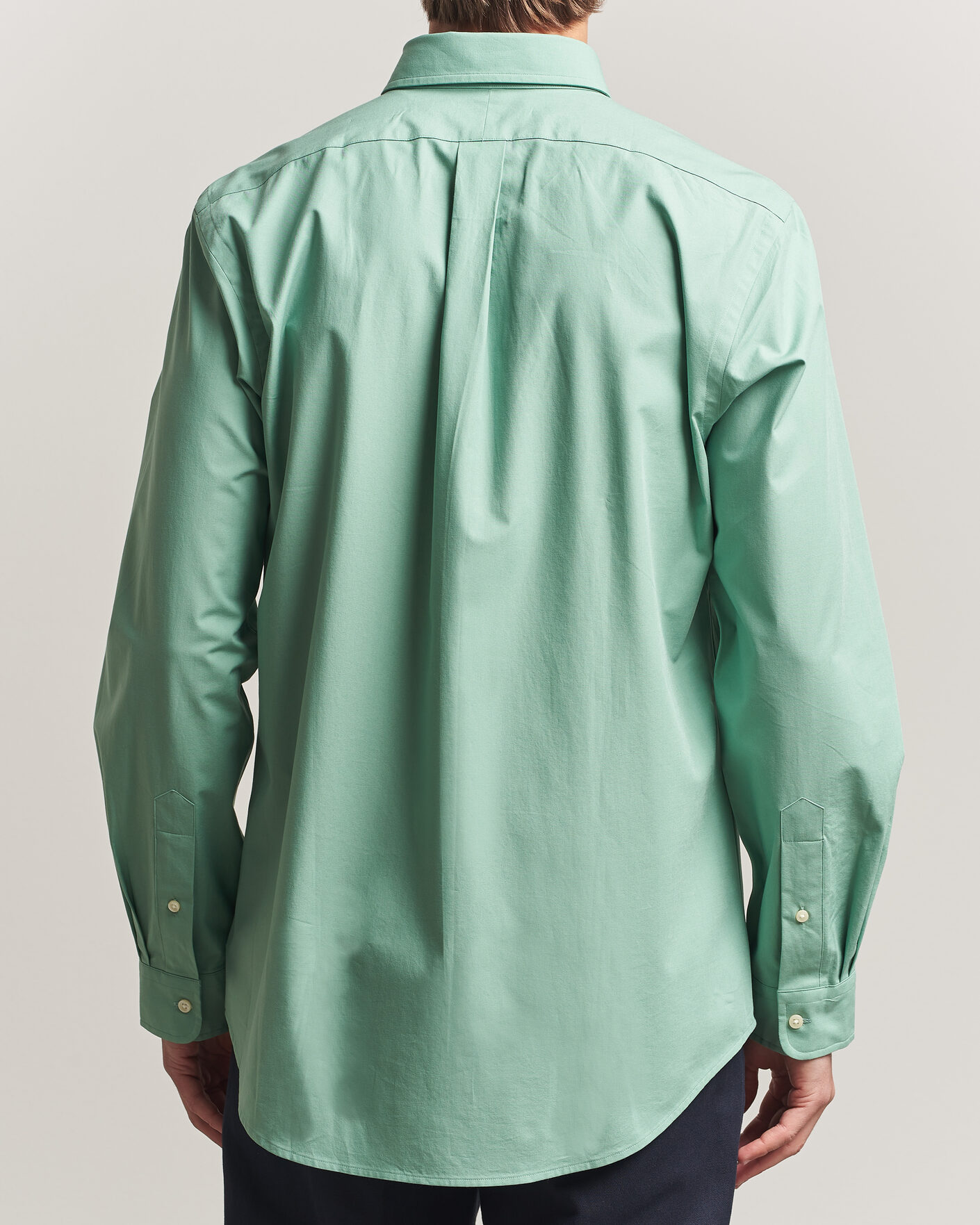 Men | Shirts | Polo Ralph Lauren | Custom Fit Poplin Shirt Faded Mint