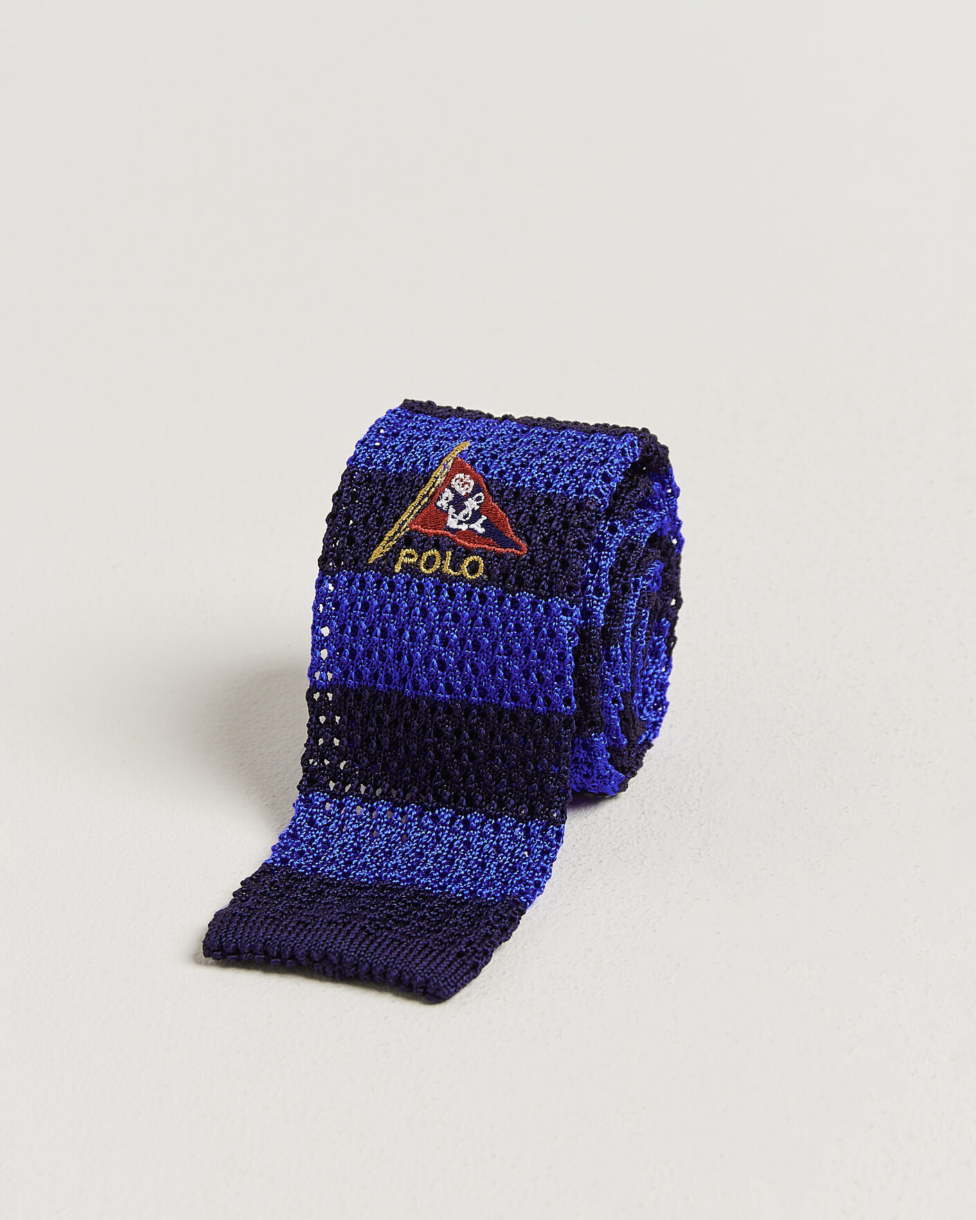 Men | Ties | Polo Ralph Lauren | Club Stripe Naval Tie Navy/Black