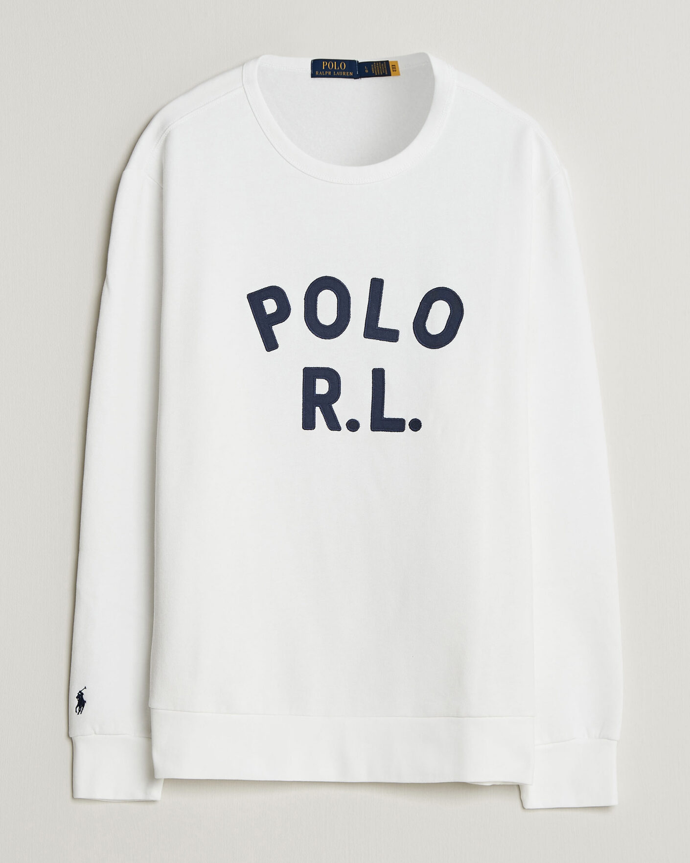 Men | Sweaters & Knitwear | Polo Ralph Lauren | Polo RL Sweatshirt White