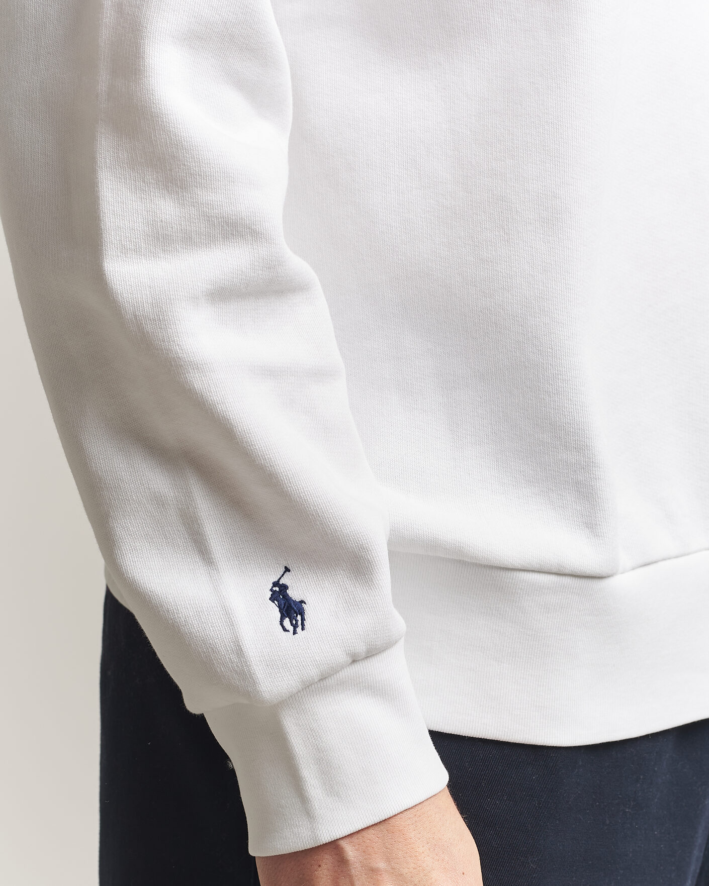 Men | Sweaters & Knitwear | Polo Ralph Lauren | Polo RL Sweatshirt White