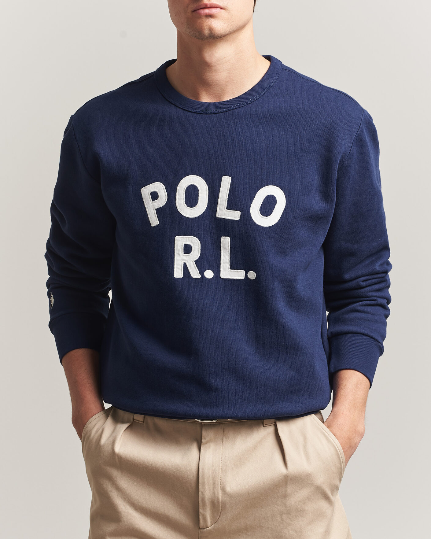 Men | Sweaters & Knitwear | Polo Ralph Lauren | Polo RL Sweatshirt Newport Navy