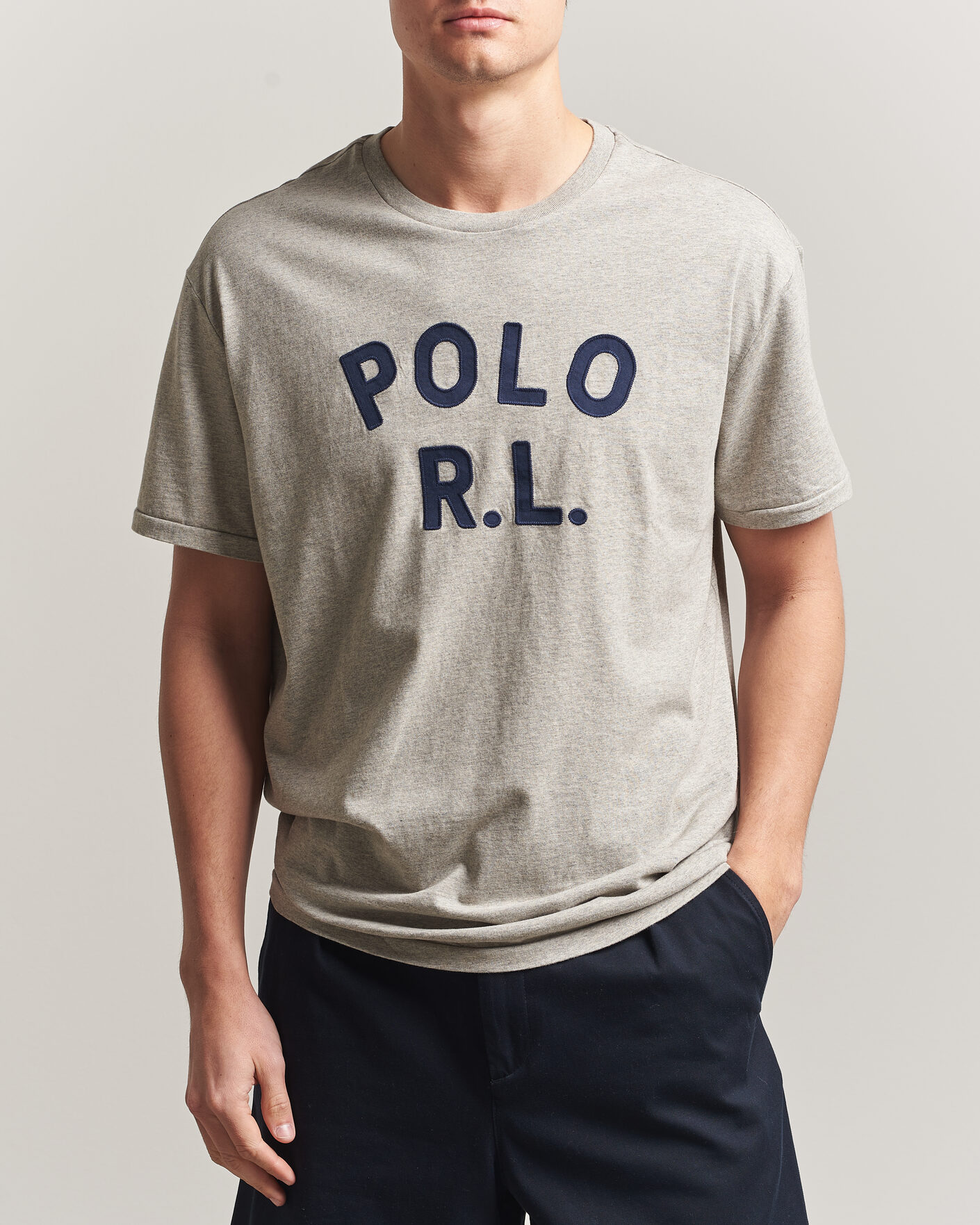 Men | T-Shirts | Polo Ralph Lauren | Polo RL Tee Dark Sport Heather