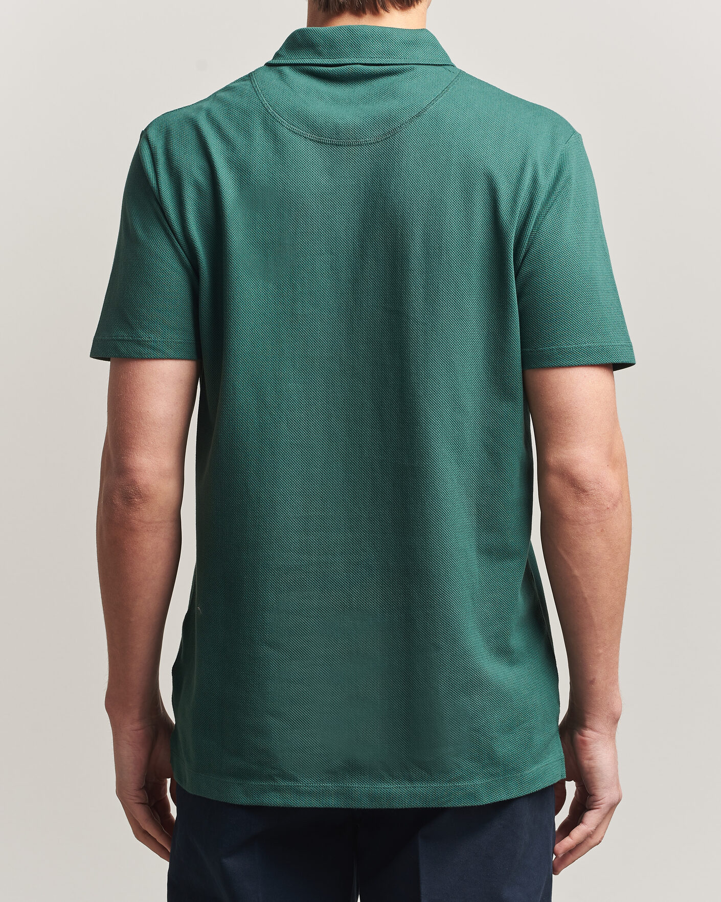 Men | Polo Shirts | Sunspel | Riviera Polo Shirt Forest Green
