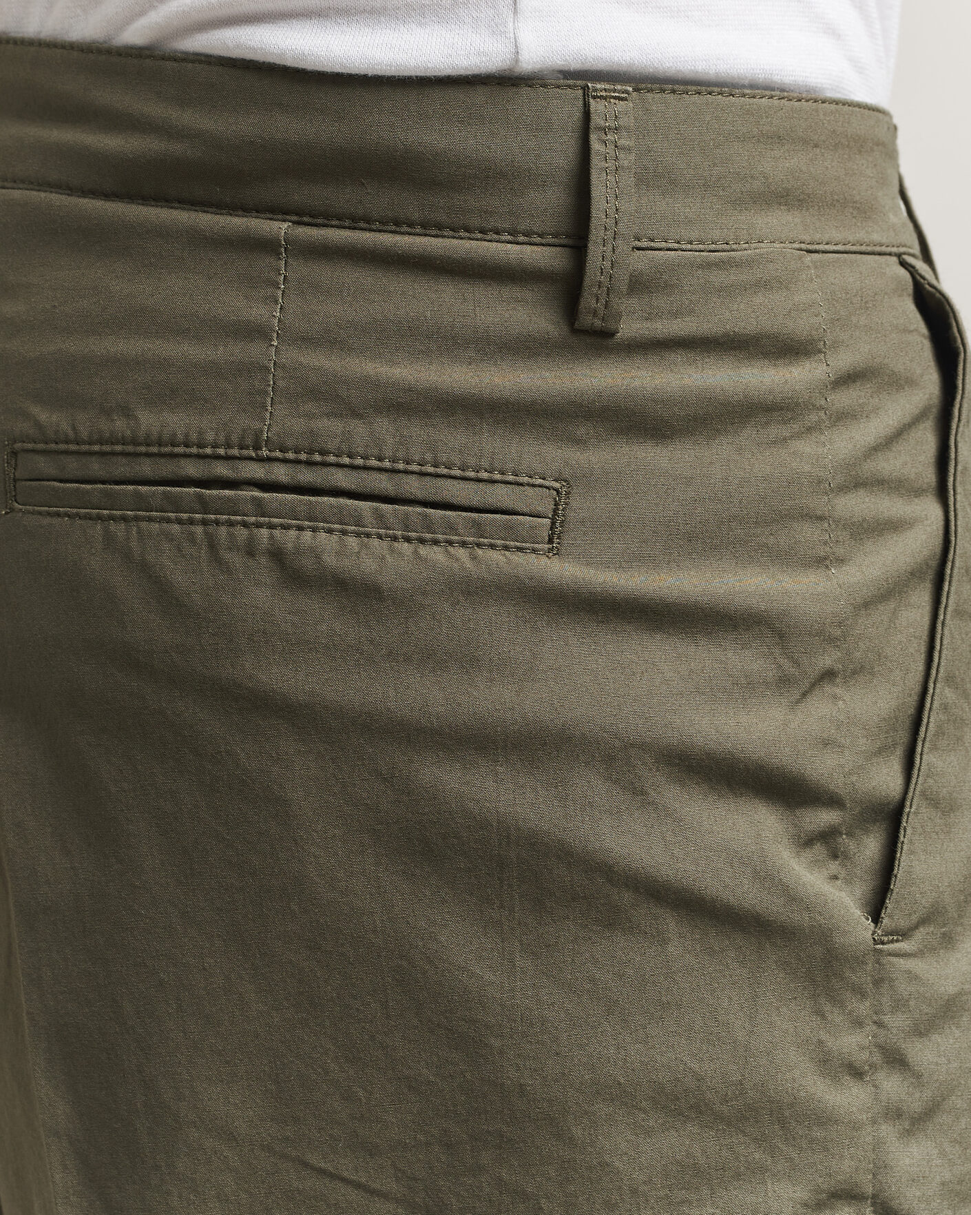 Men | Trousers | Massimo Alba | Stan Pleated Chinos Military