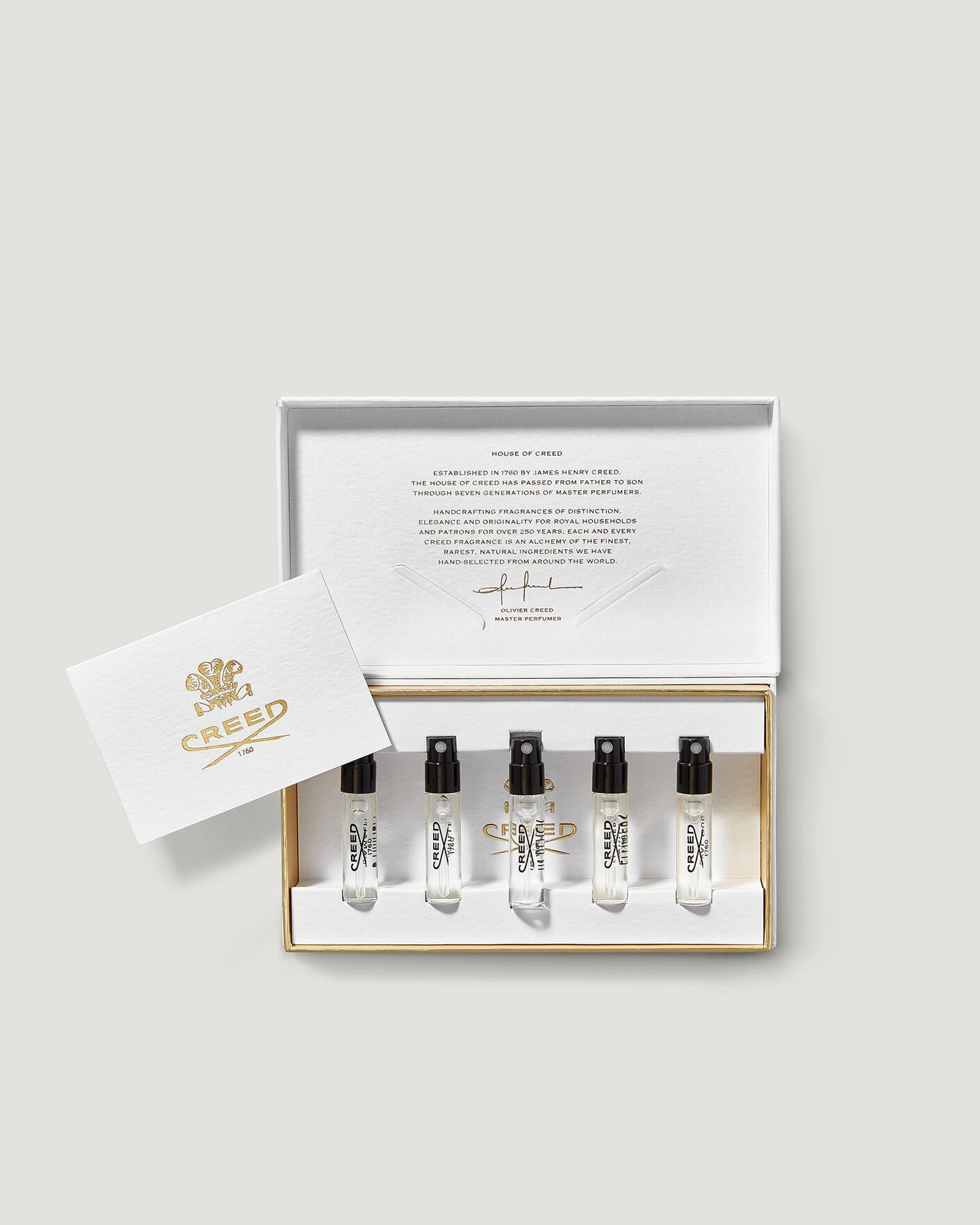 Men | Fragrances | Creed | Sample Set Eau de Parfum 5 x 1,7 ml 