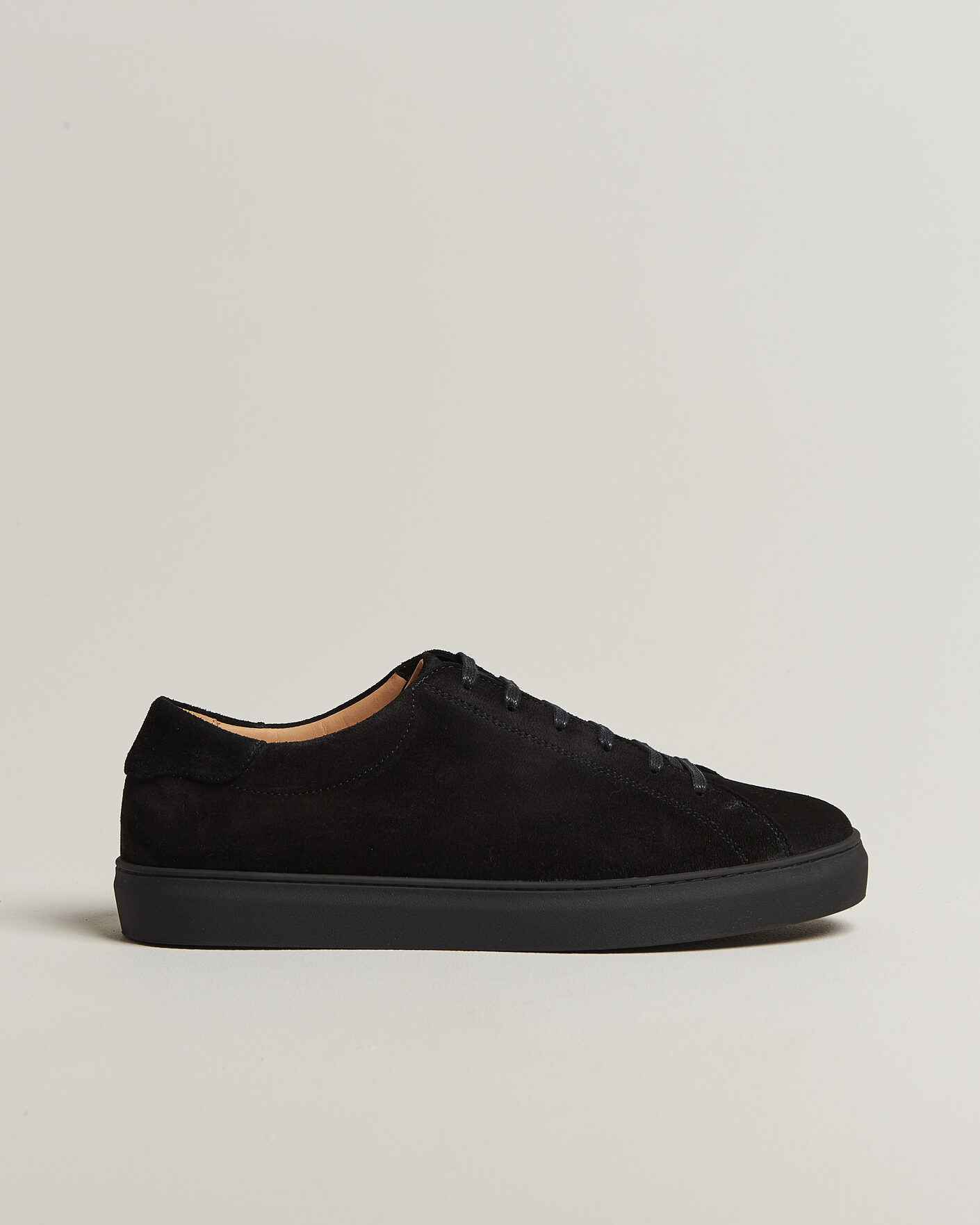 Men | Sneakers | Myrqvist | Oaxen Monochrome III Sneakers Black Suede