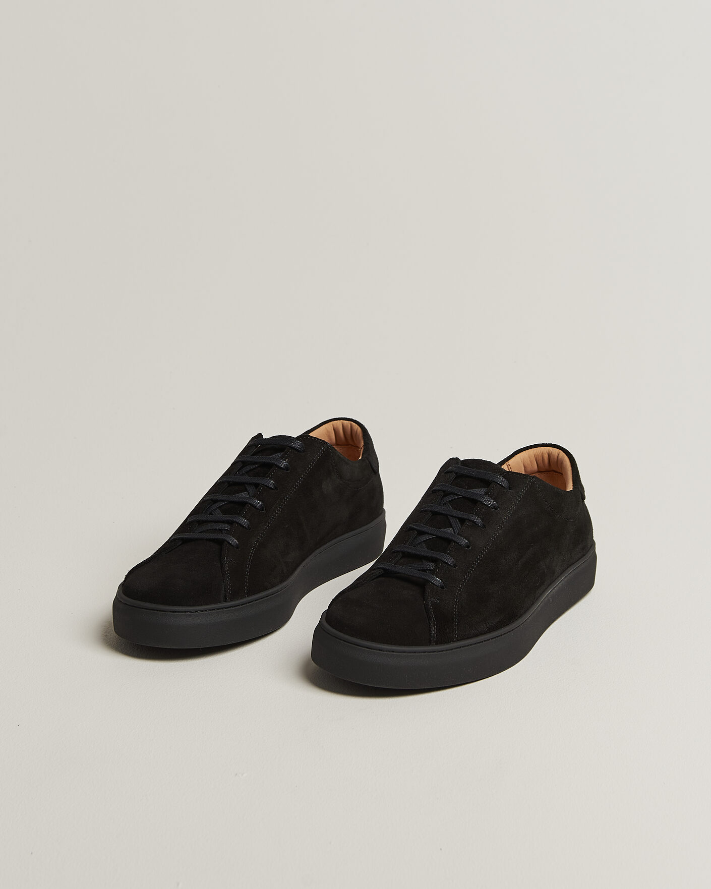 Men | Sneakers | Myrqvist | Oaxen Monochrome III Sneakers Black Suede