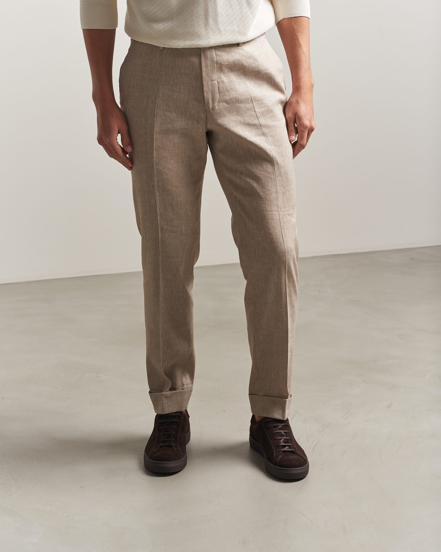 Men | Sneakers | Myrqvist | Oaxen Monochrome III Sneakers Dark Brown Suede