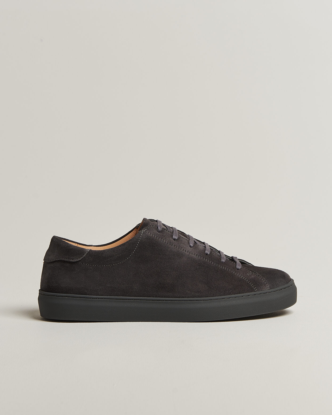 Men | Sneakers | Myrqvist | Oaxen Monochrome III Sneakers Dark Grey Suede