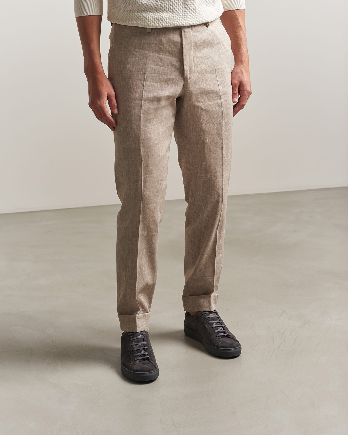 Men | Sneakers | Myrqvist | Oaxen Monochrome III Sneakers Dark Grey Suede