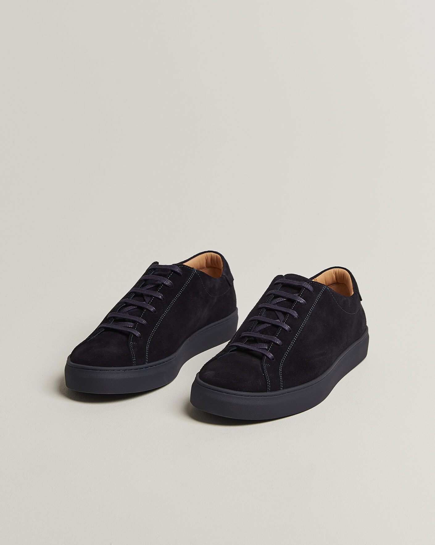 Myrqvist Oaxen Monochrome III Sneakers Navy Suede at CareOfCarl.com