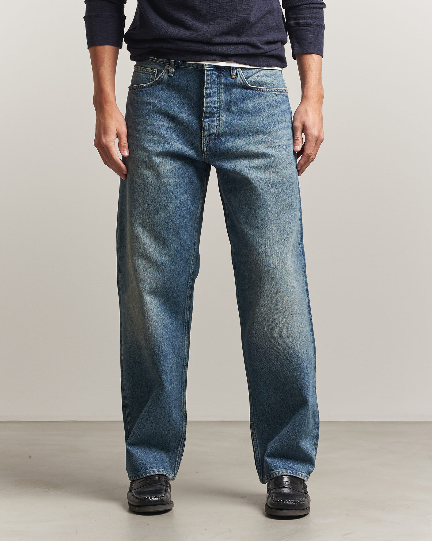 Men | Jeans | Sunflower | Loose Jeans Blue Vintage