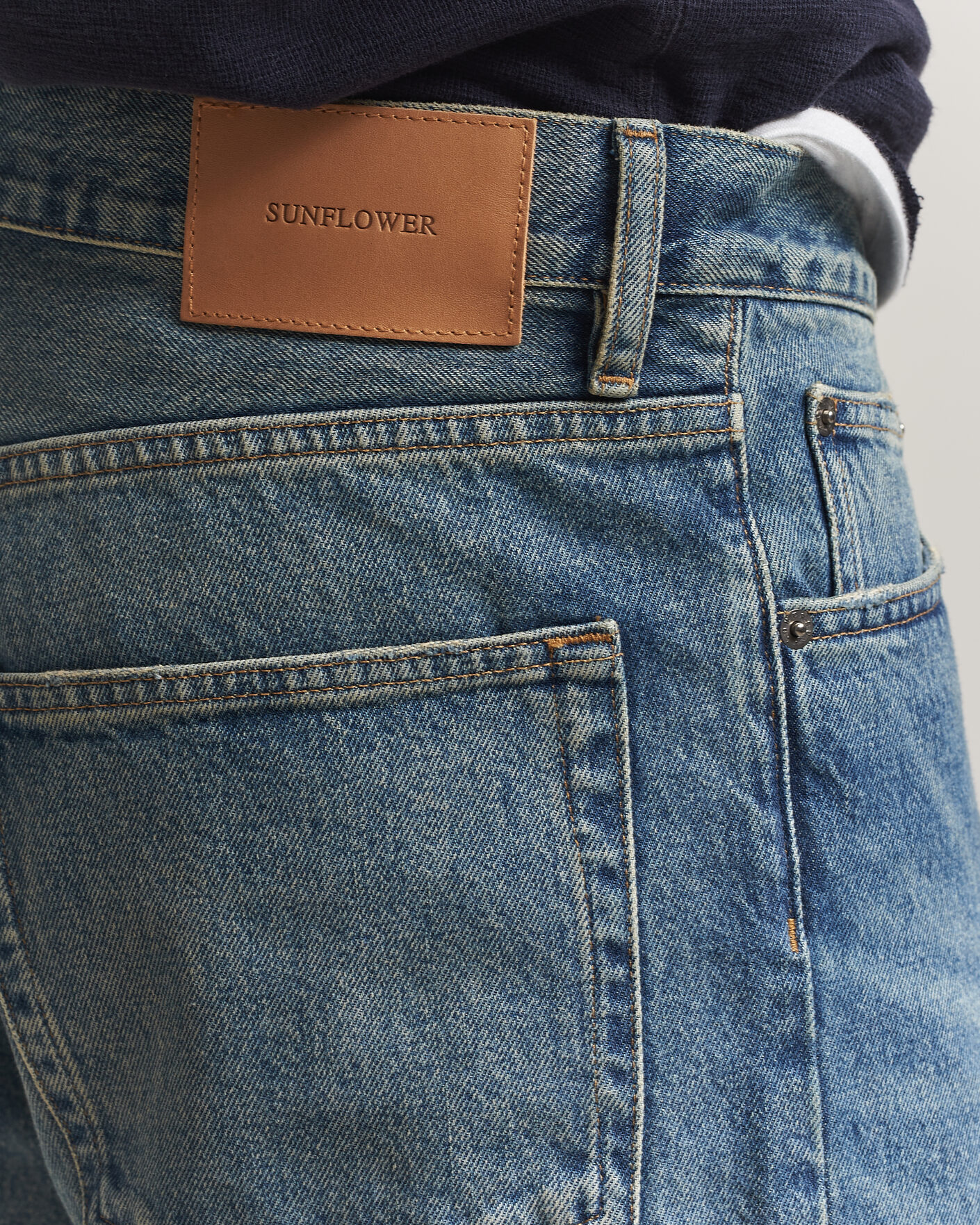 Men | Trousers | Sunflower | Loose Jeans Blue Vintage