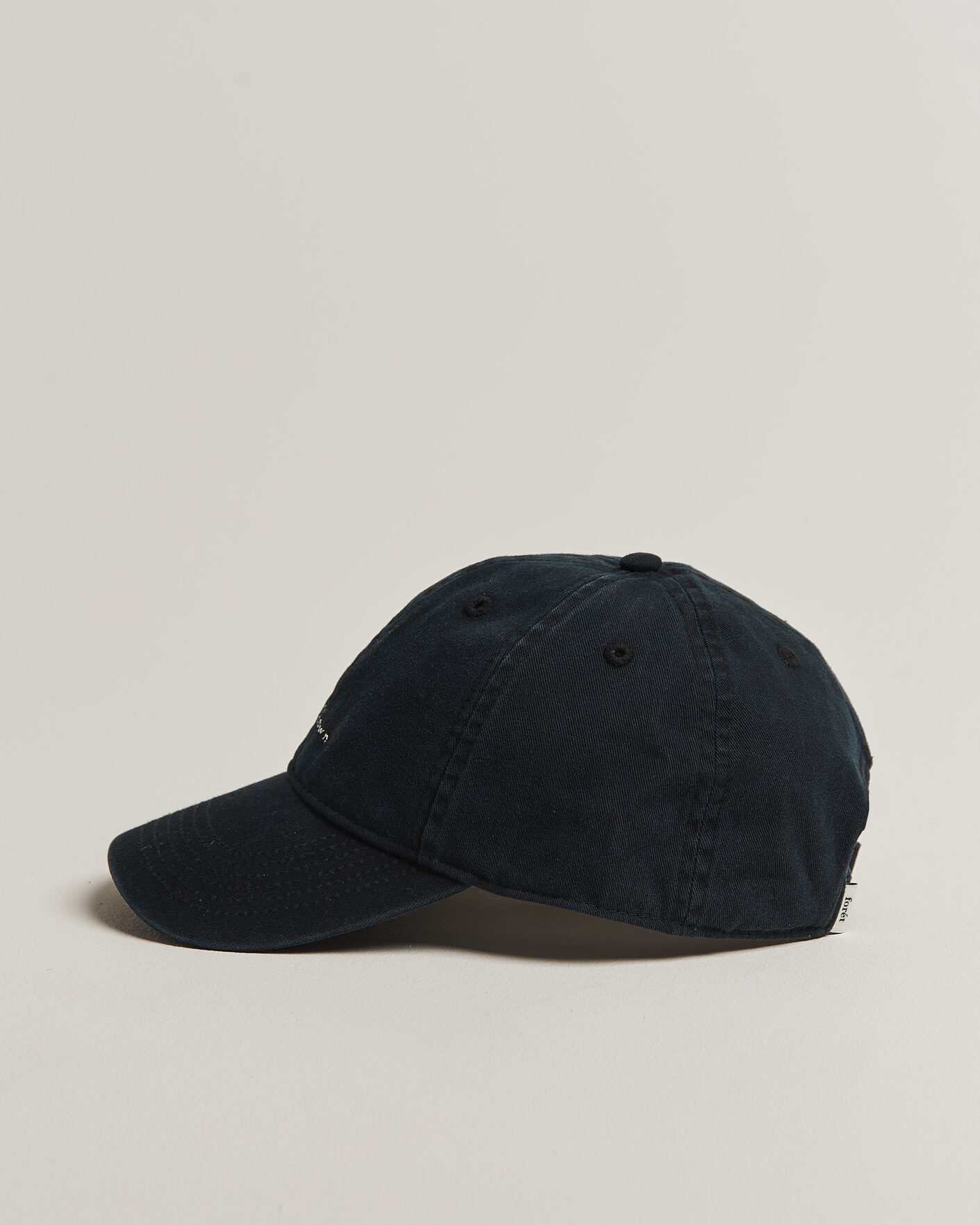 Men | Hats & Caps | Forét | Slow Down Washed Cap Black