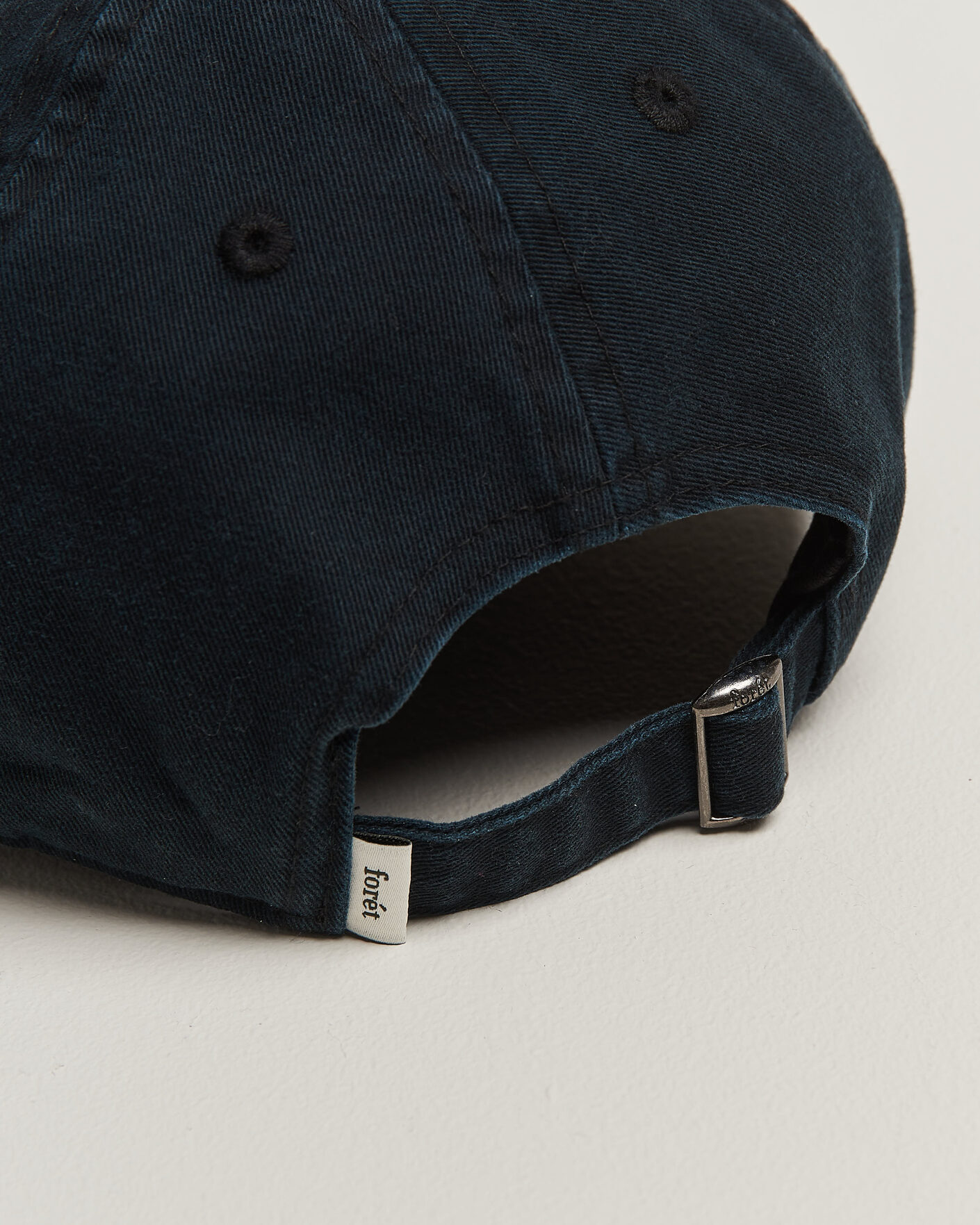 Men | Hats & Caps | Forét | Slow Down Washed Cap Black