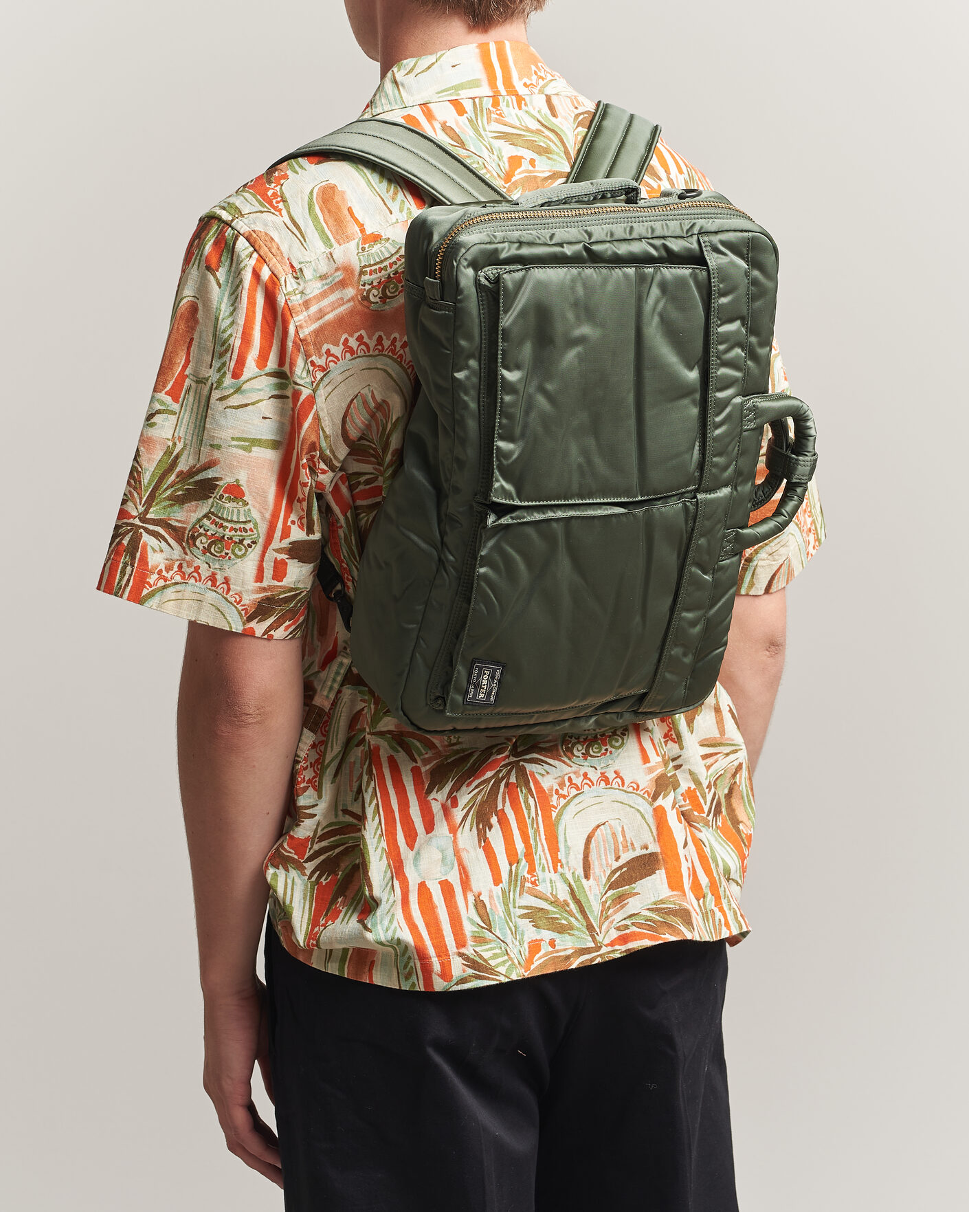 Men | Bags | Porter-Yoshida & Co. | Tanker 3Way Document Bag Sage Green