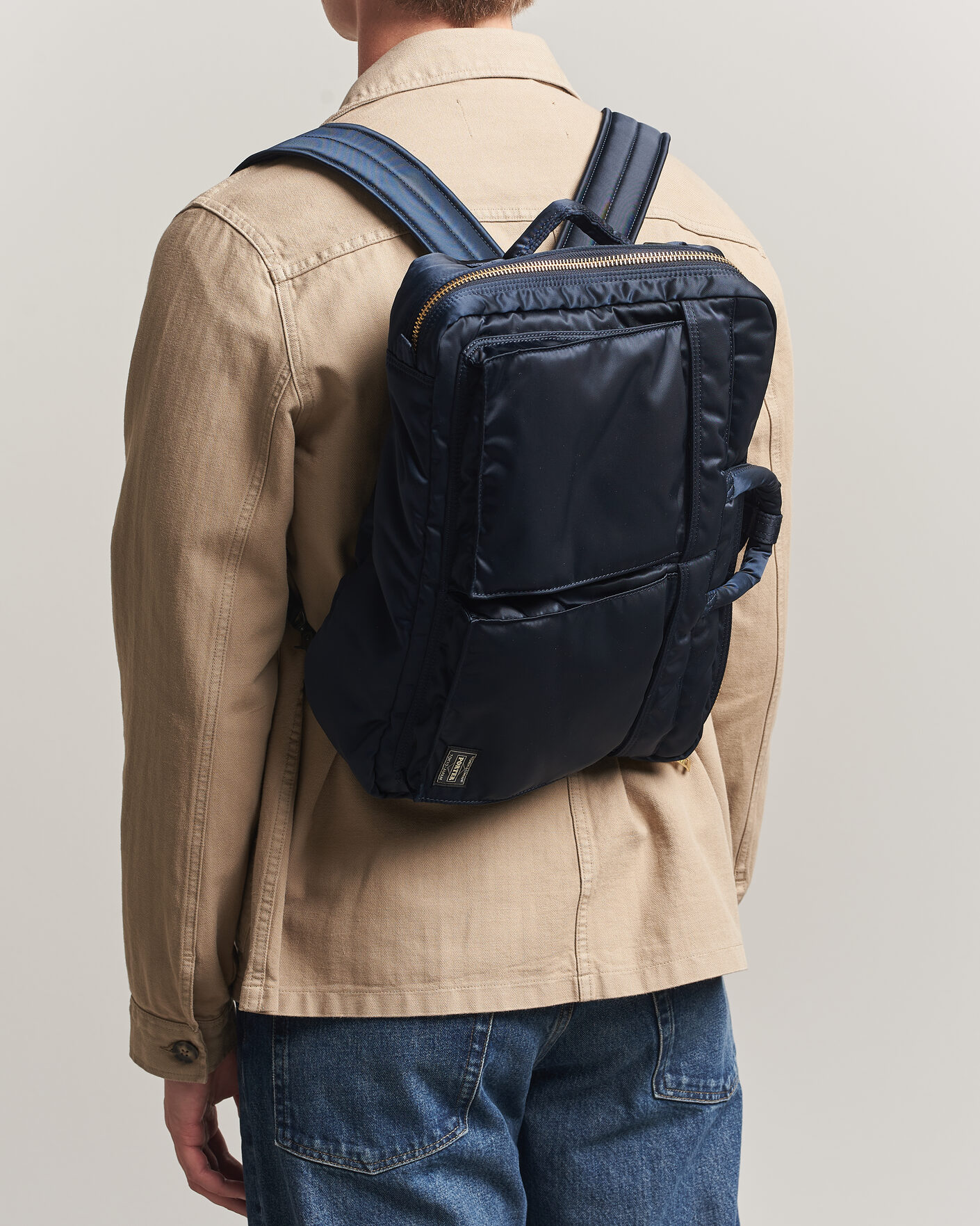 Porter-Yoshida & Co. Tanker 3Way Briefcase Iron Blue at CareOfCarl.com