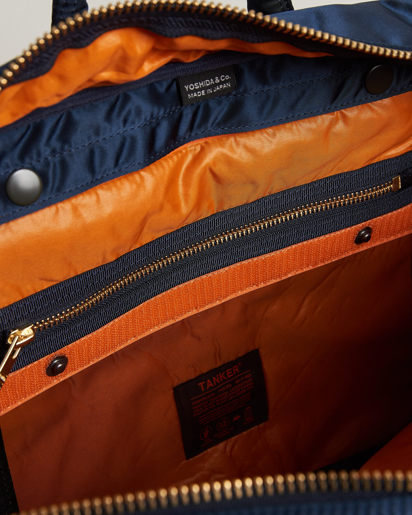 Porter-Yoshida & Co. Tanker 3Way Document Bag Navy at CareOfCarl.com
