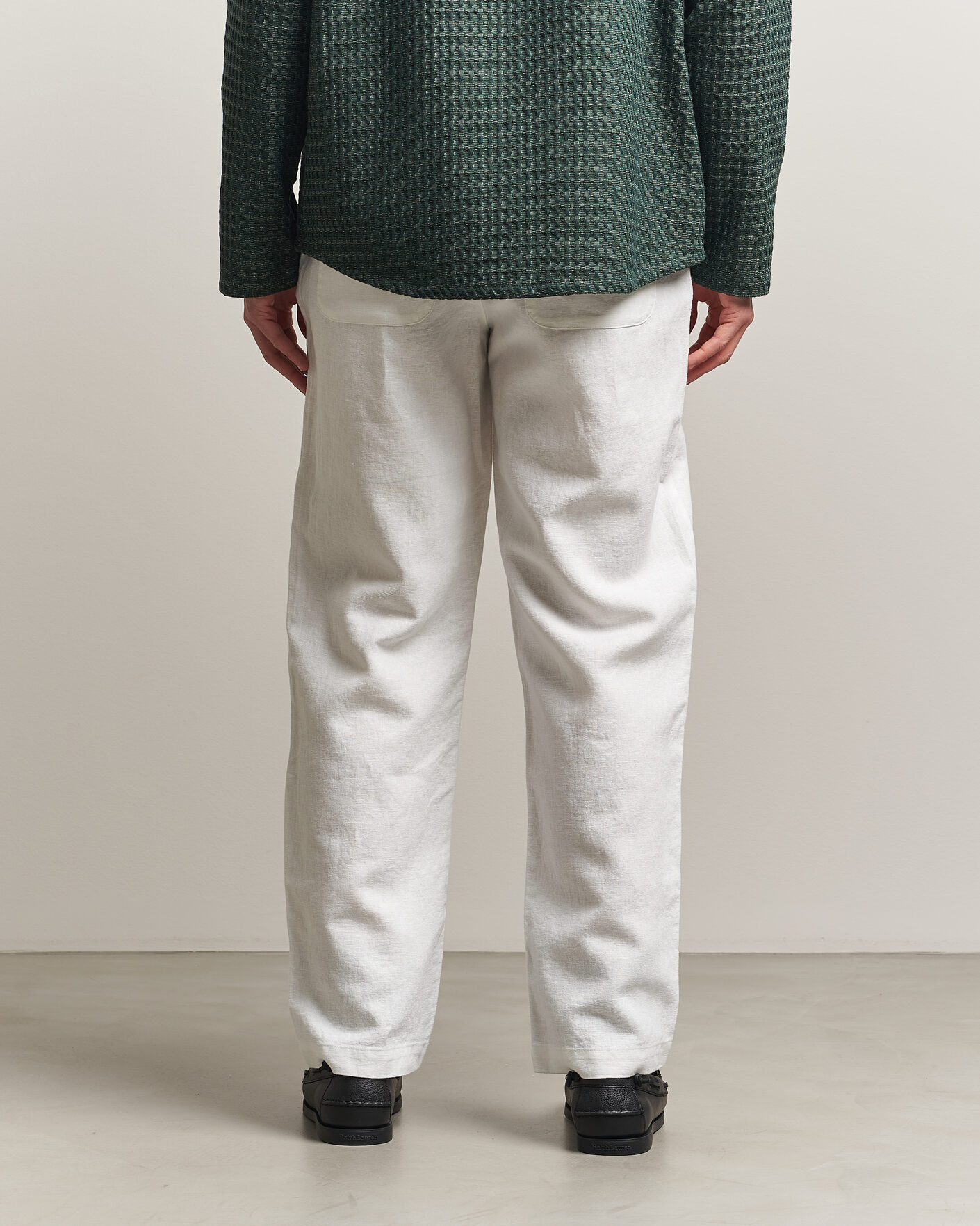 Men | Trousers | LES DEUX | Linen Comfort Suit Pants White