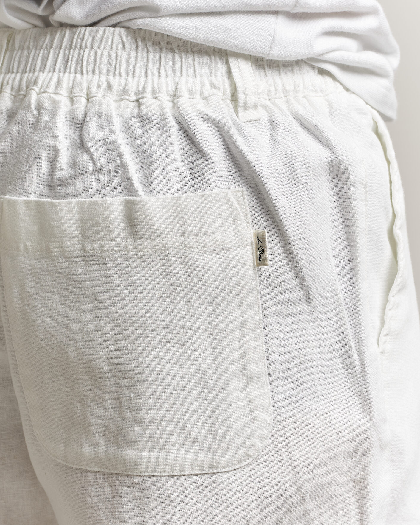 Men | Trousers | LES DEUX | Linen Comfort Suit Pants White