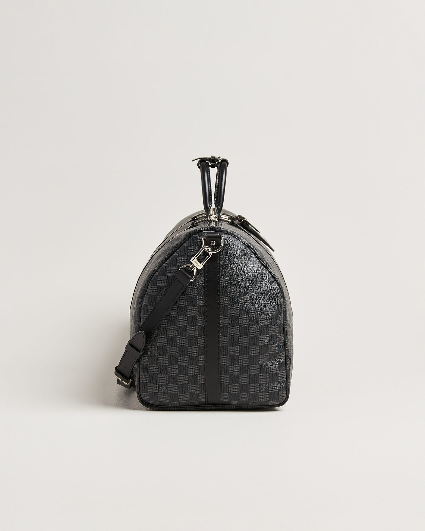 Men | Pre-Owned & Vintage Bags | Louis Vuitton Pre-Owned | Keepall Bandouliére 55 Damier Graphite