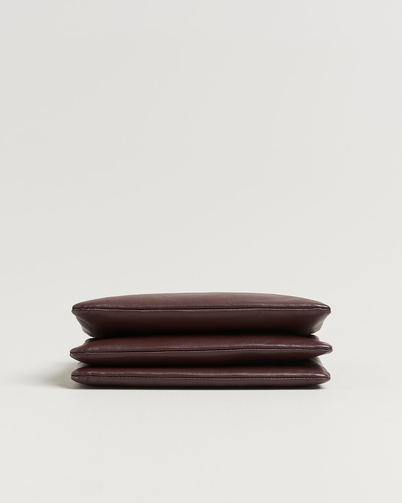 Men | Pre-Owned & Vintage Bags | Celine Pre-Owned | Trio Bag Medium Leather Burgundy