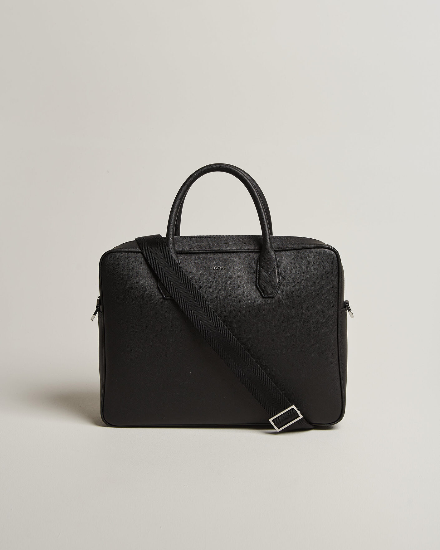 Men | Bags | BOSS BLACK | Northon Leather Document Case Black