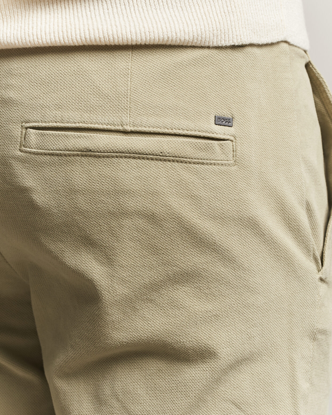 Men | Trousers | BOSS BLACK | Kaiton Structured Chinos Sage