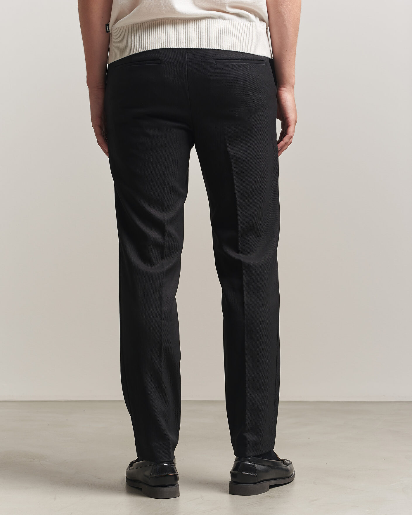 Men | Trousers | BOSS BLACK | Kane Drawstring Trousers Black