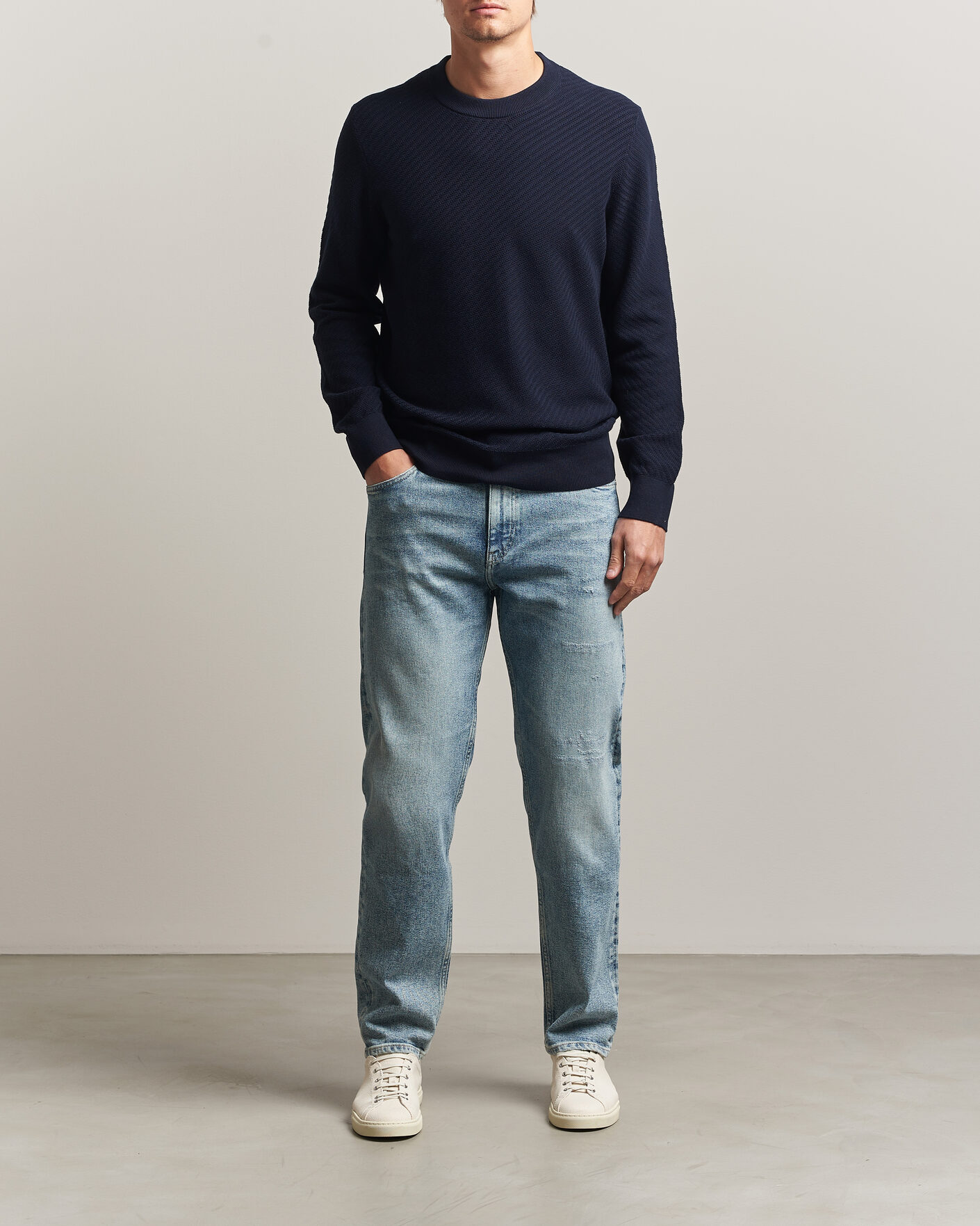 Men | Trousers | BOSS BLACK | Ogden Regular Fit Jeans Bright Blue