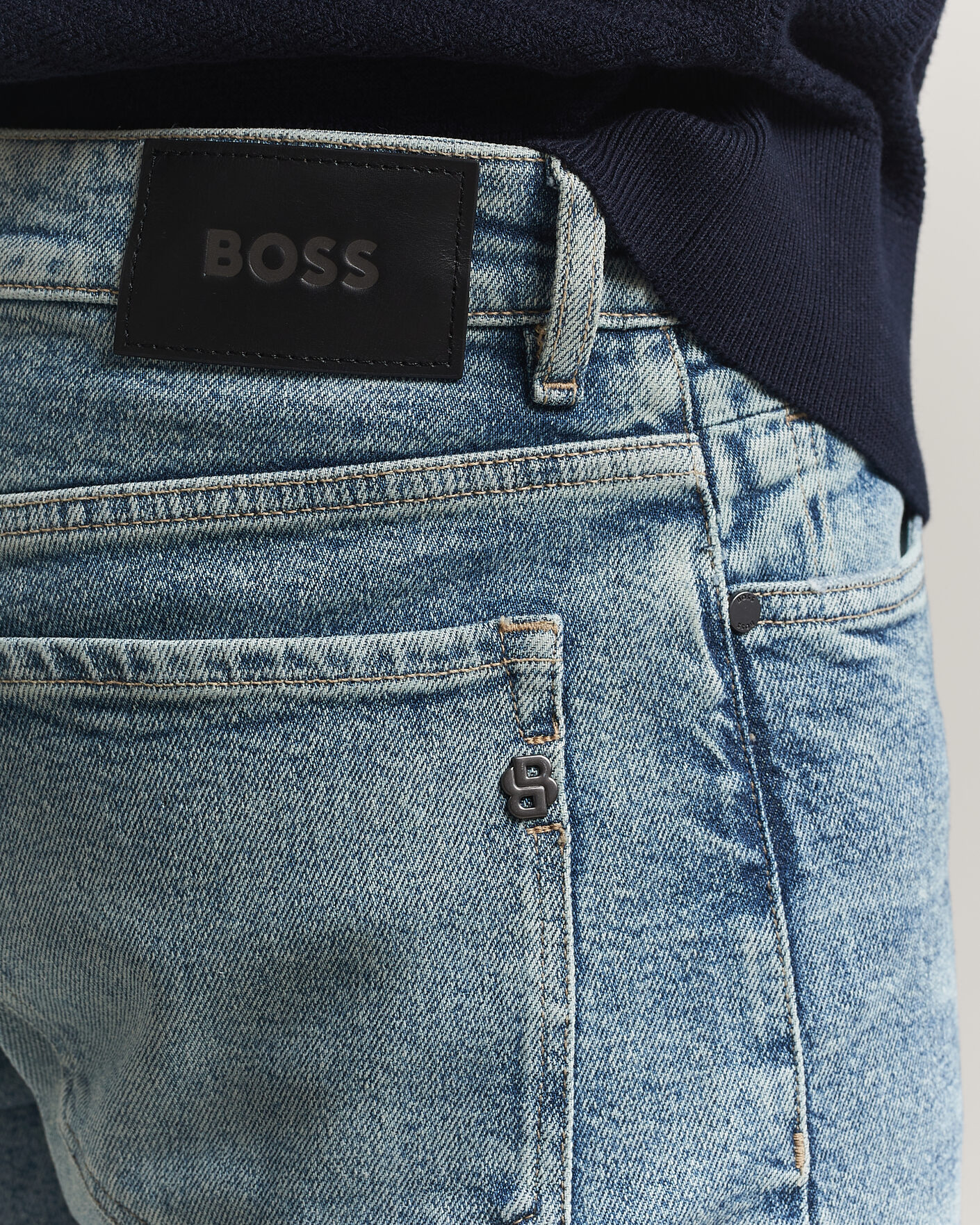 Men | Trousers | BOSS BLACK | Ogden Regular Fit Jeans Bright Blue