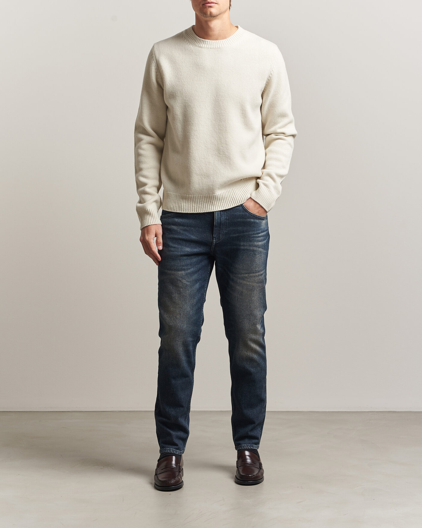 Men | Trousers | BOSS BLACK | Re.Maine Jeans Navy