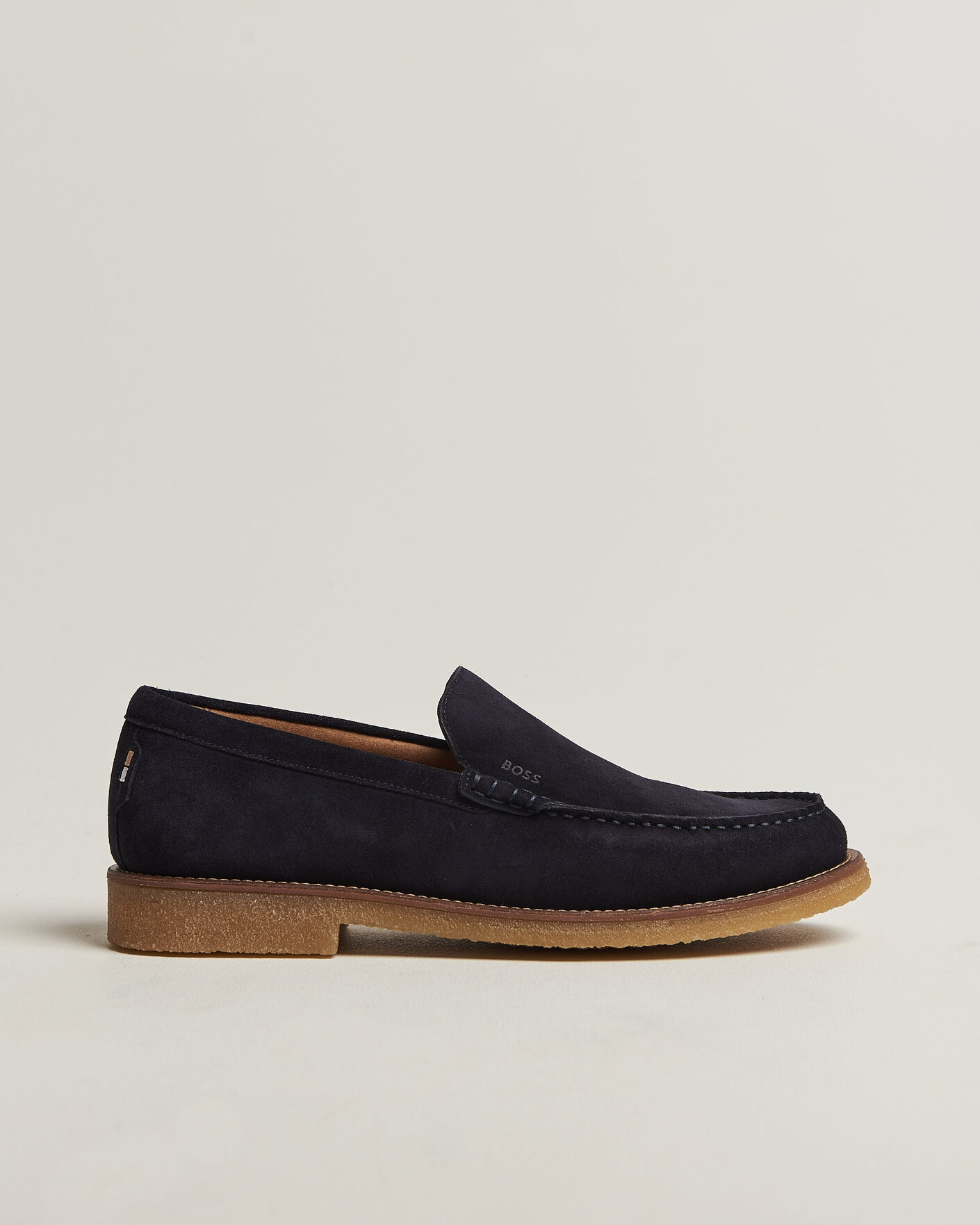 Men | Loafers | BOSS BLACK | Kope Suede Moccasin Dark Blue
