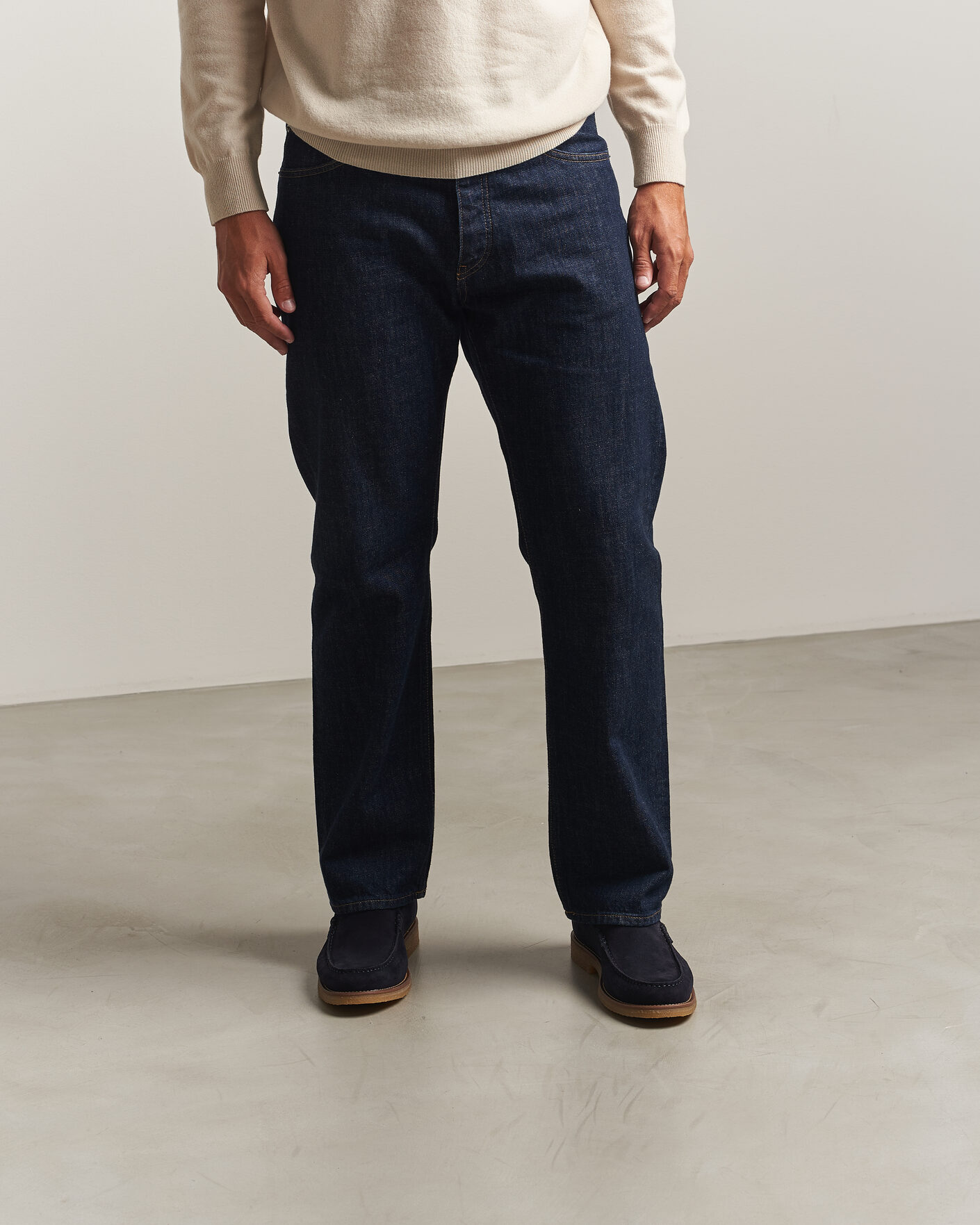 Men | Loafers | BOSS BLACK | Kope Suede Moccasin Dark Blue