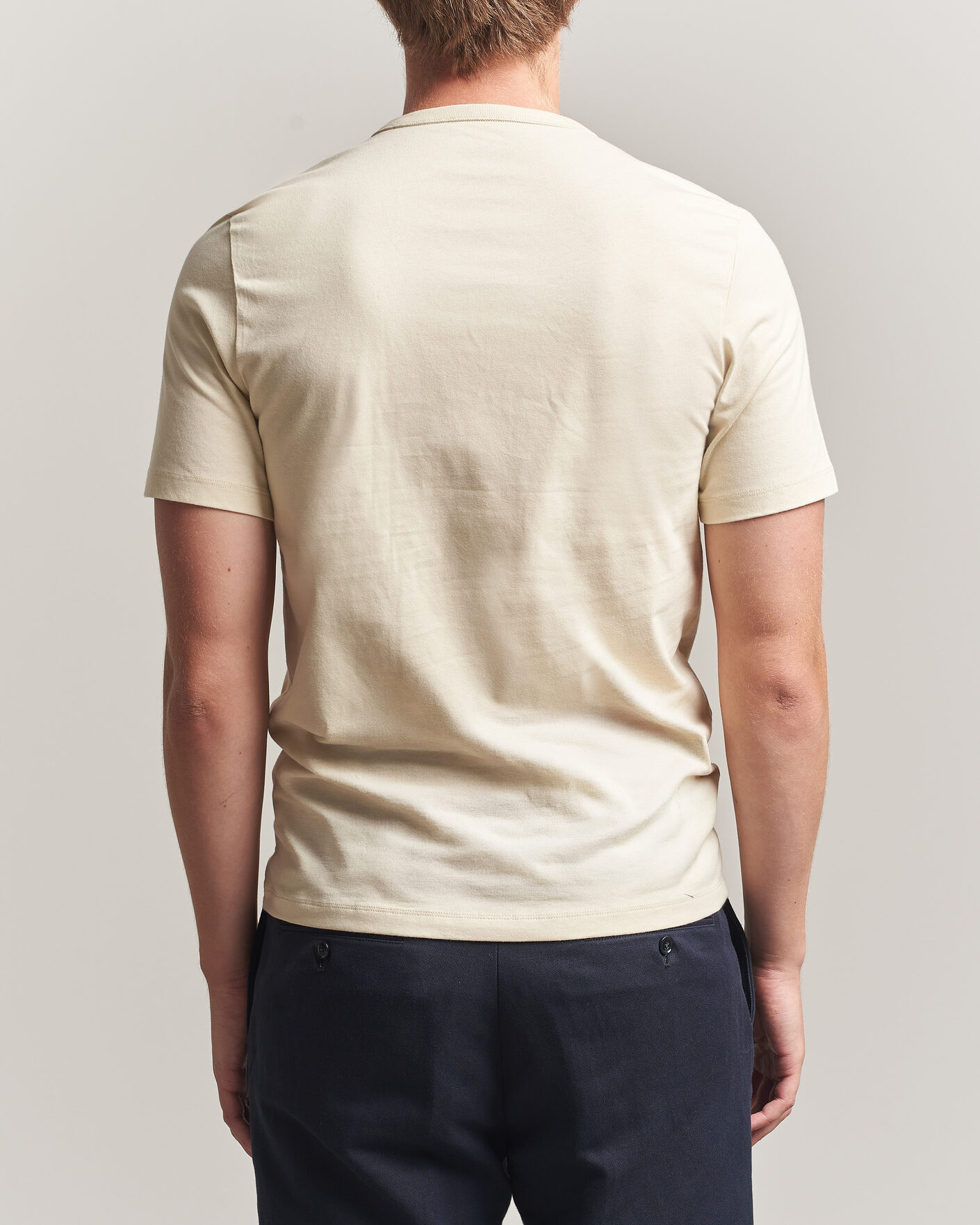 Men | T-Shirts | BOSS BLACK | 3-Pack Crew Neck T-Shirt White/Beige/Grey