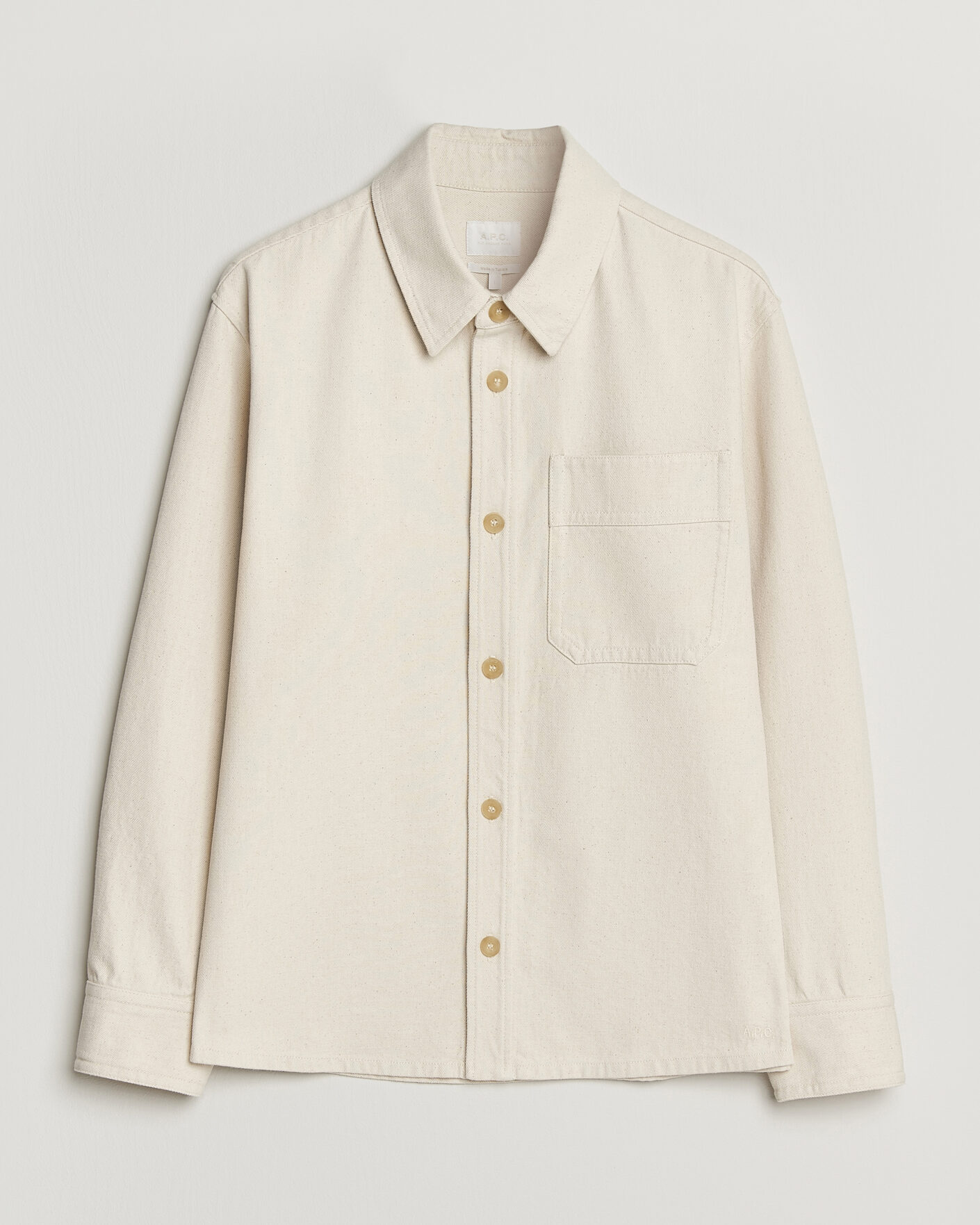 Men | Shirts | A.P.C. | Basile Overshirt Off White