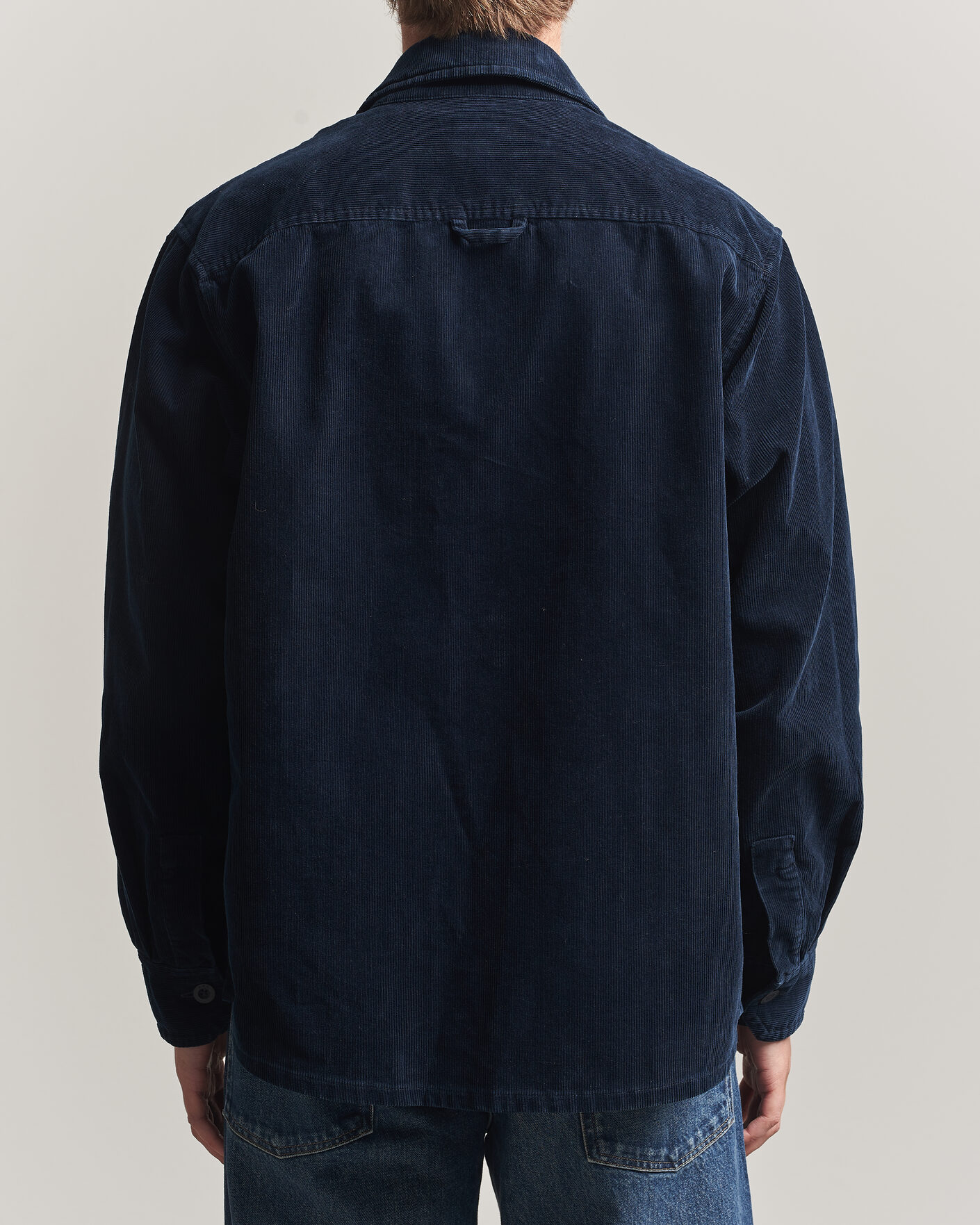 Men | Shirts | A.P.C. | Basile Corduroy Overshirt Dark Navy