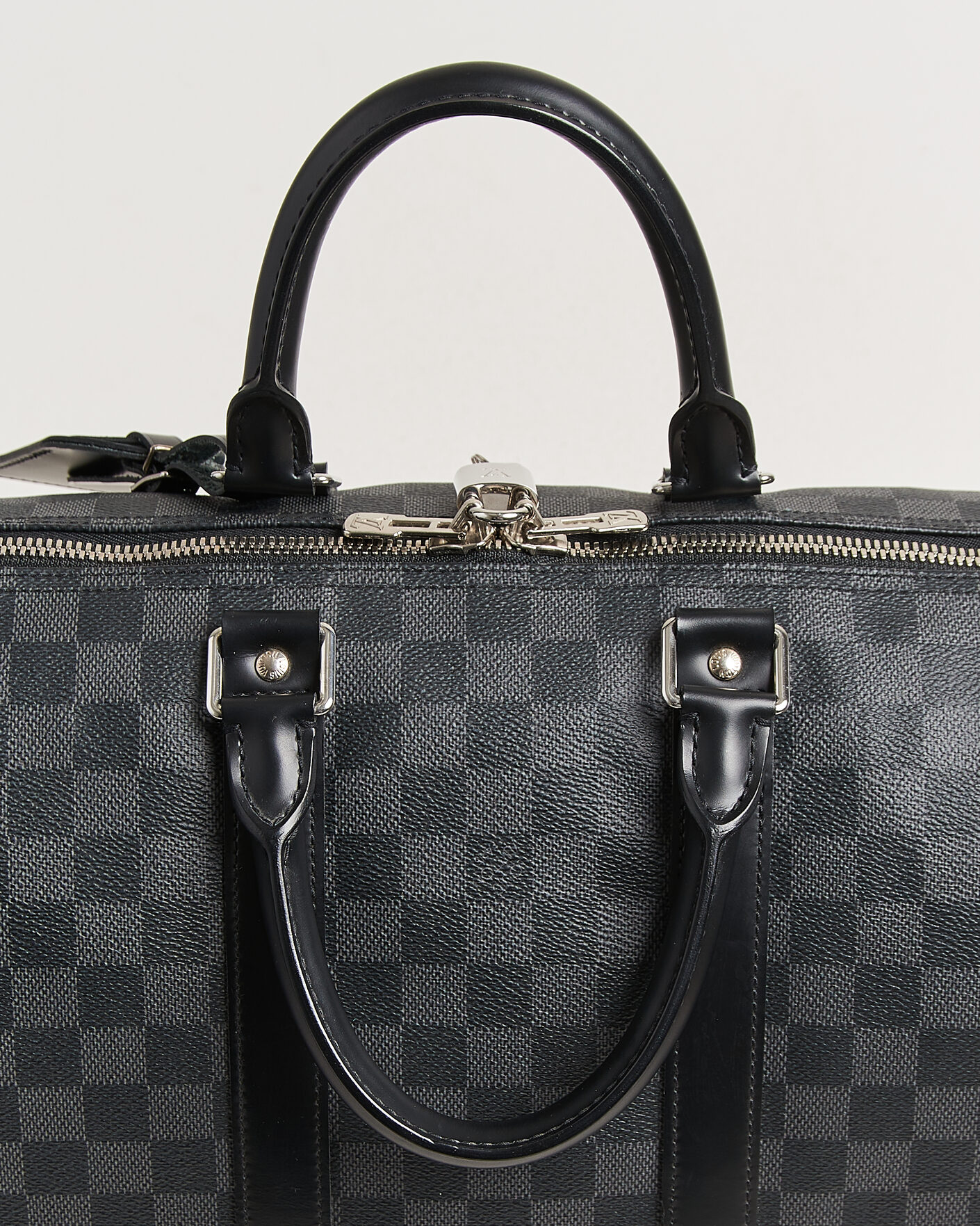 Men | Pre-Owned & Vintage Bags | Louis Vuitton Pre-Owned | Keepall Bandouliére 45 Damier Graphite