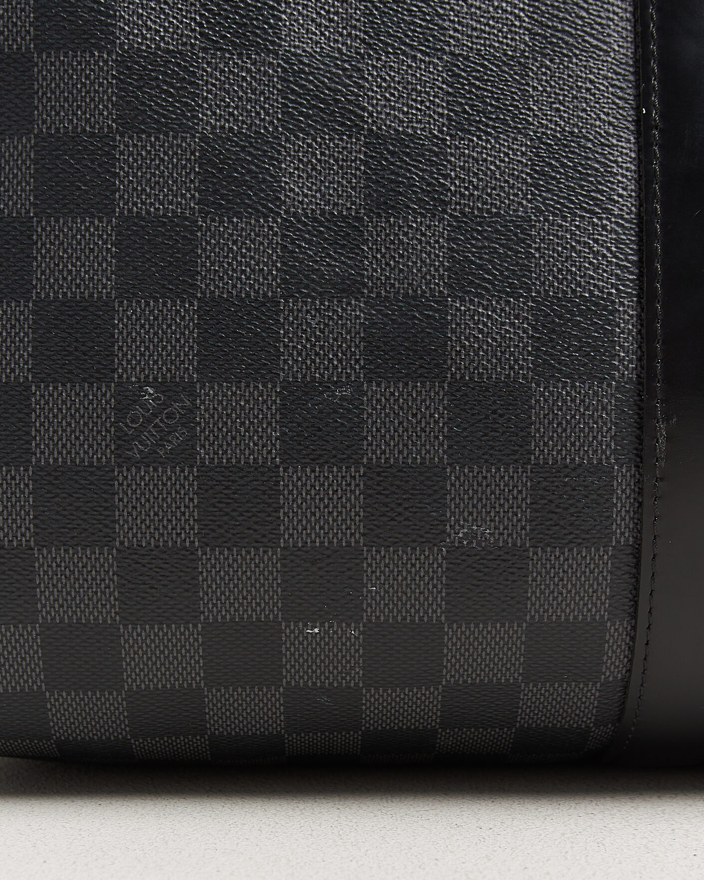 Men | Pre-Owned & Vintage Bags | Louis Vuitton Pre-Owned | Keepall Bandouliére 45 Damier Graphite