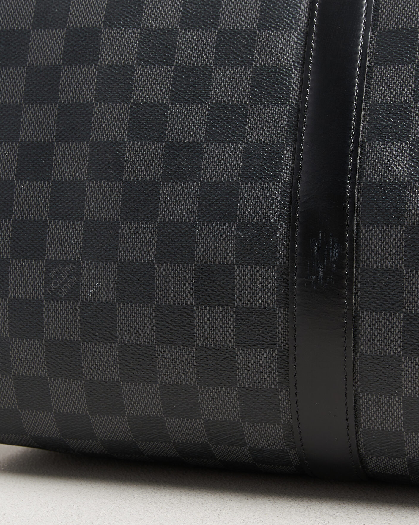 Men | Pre-Owned & Vintage Bags | Louis Vuitton Pre-Owned | Keepall Bandouliére 45 Damier Graphite