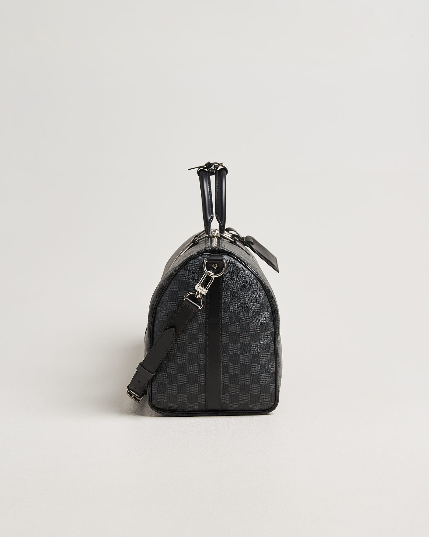 Men | Pre-Owned & Vintage Bags | Louis Vuitton Pre-Owned | Keepall Bandouliére 45 Damier Graphite