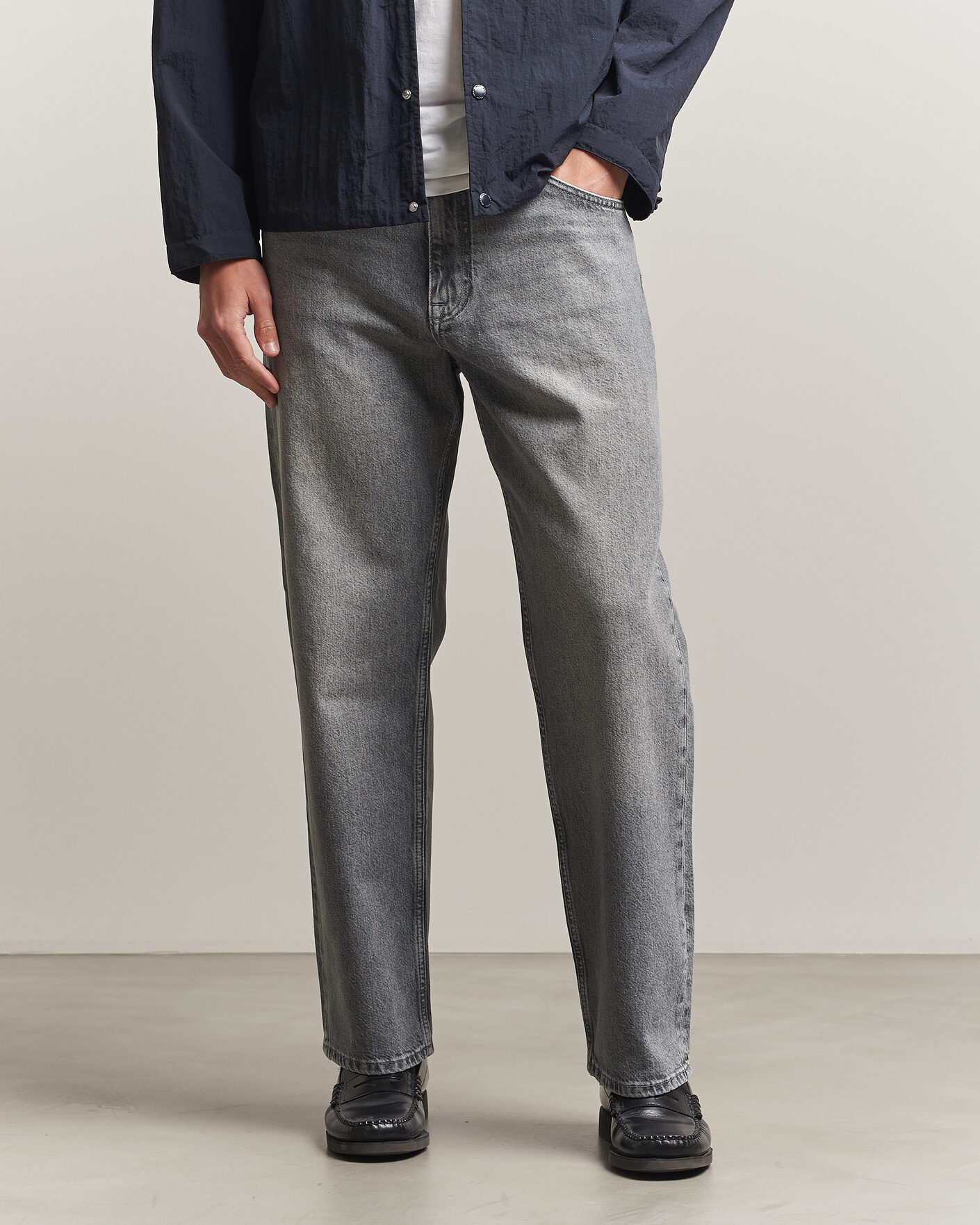 Men | Shirts | NN07 | Otis Relaxed Fit Jeans Washed Grey