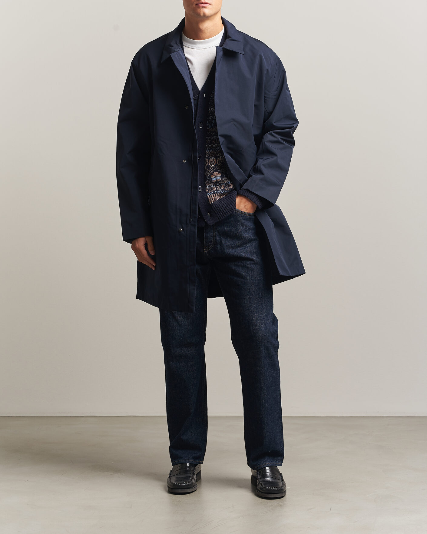 Men | Coats & Jackets | NN07 | Steve Technical Coat Deep Navy